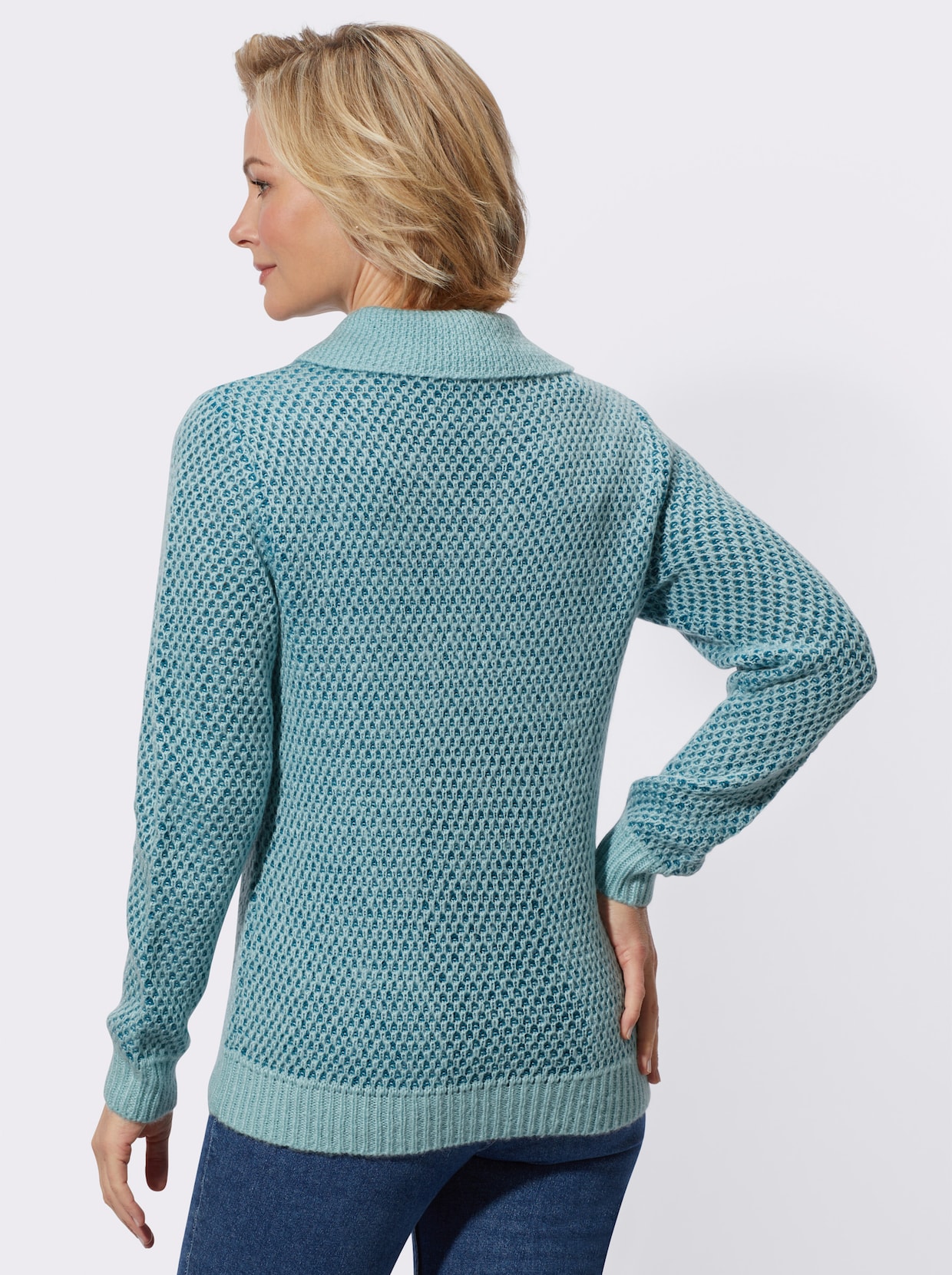 Pullover - mint-meliert