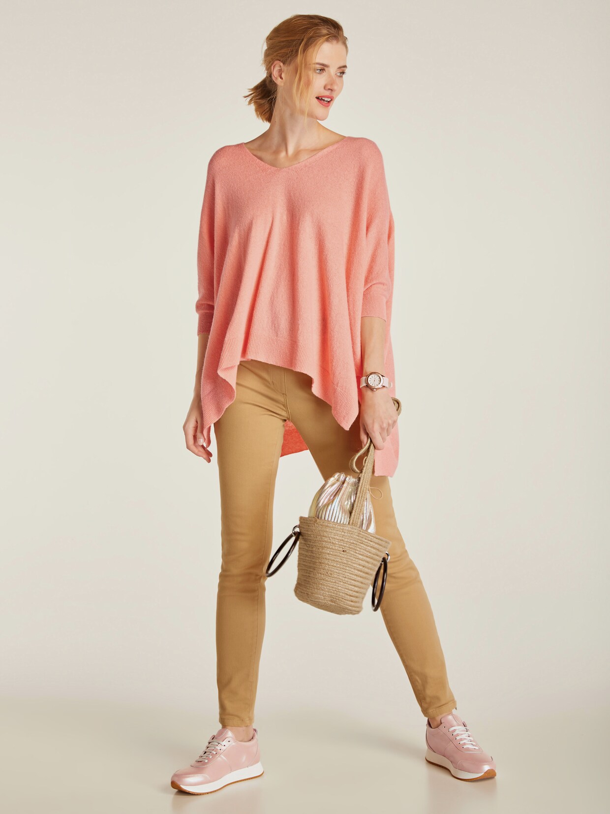 heine Pullover - pfirsich