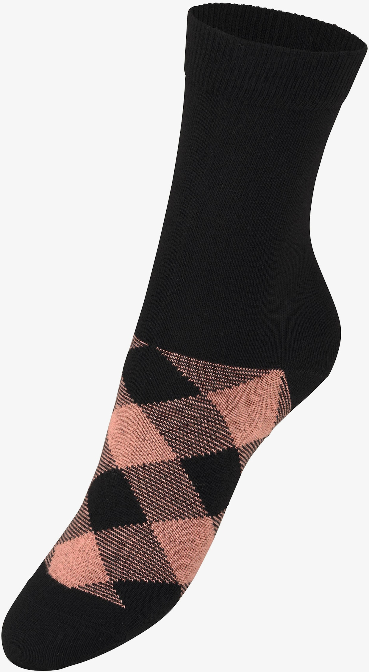 H.I.S Chaussettes - noir à motifs