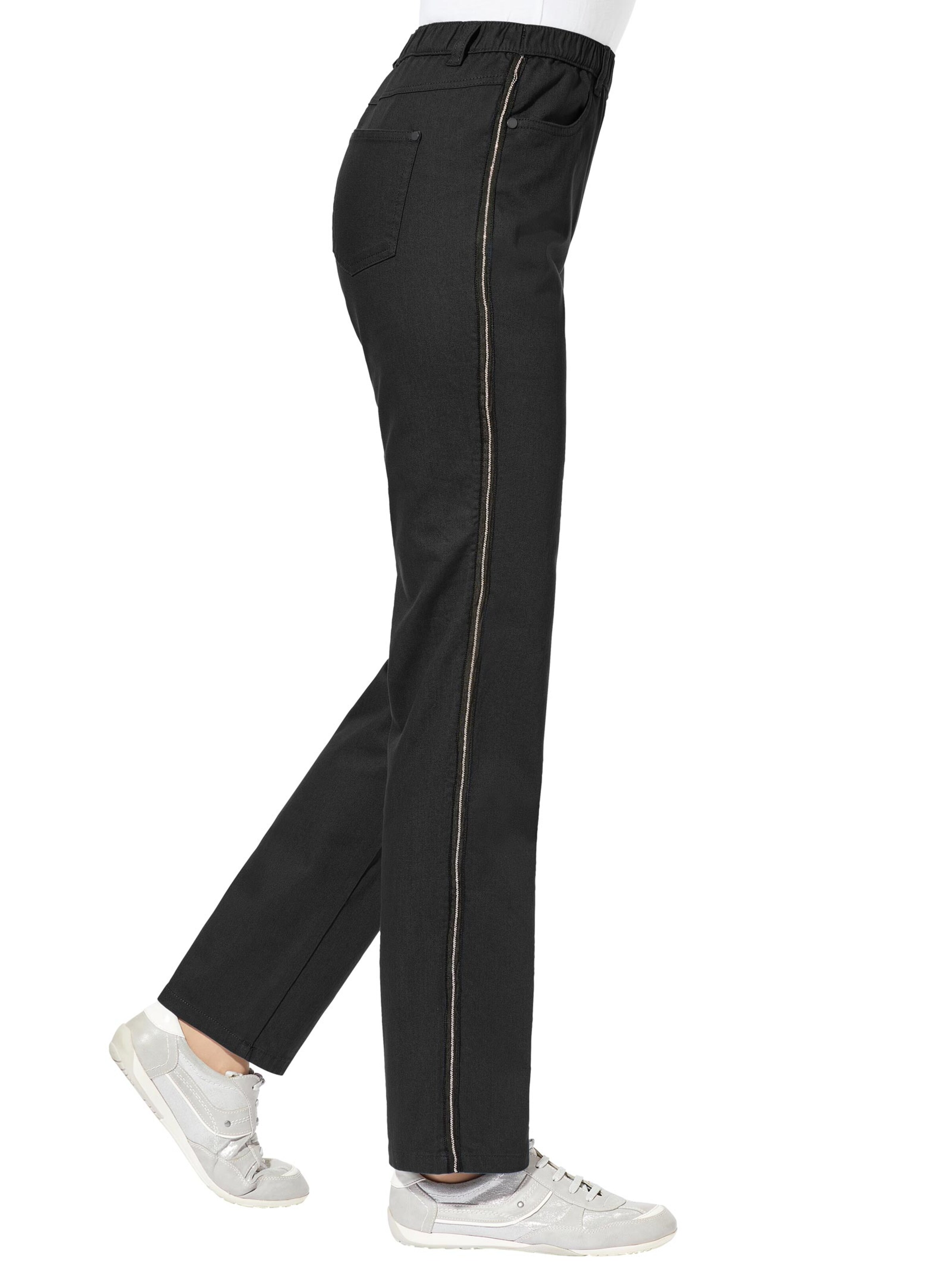 Schlupfjeans - schwarz