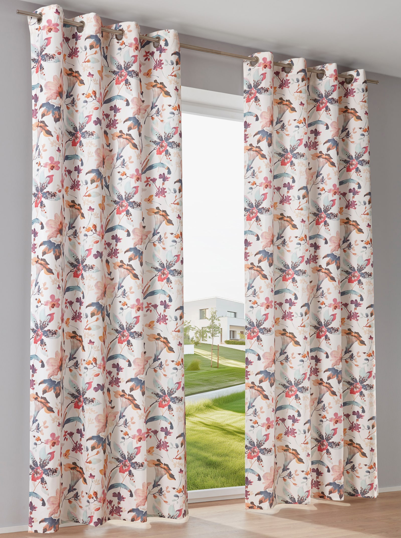 heine home Dekoschal - weiß-bunt