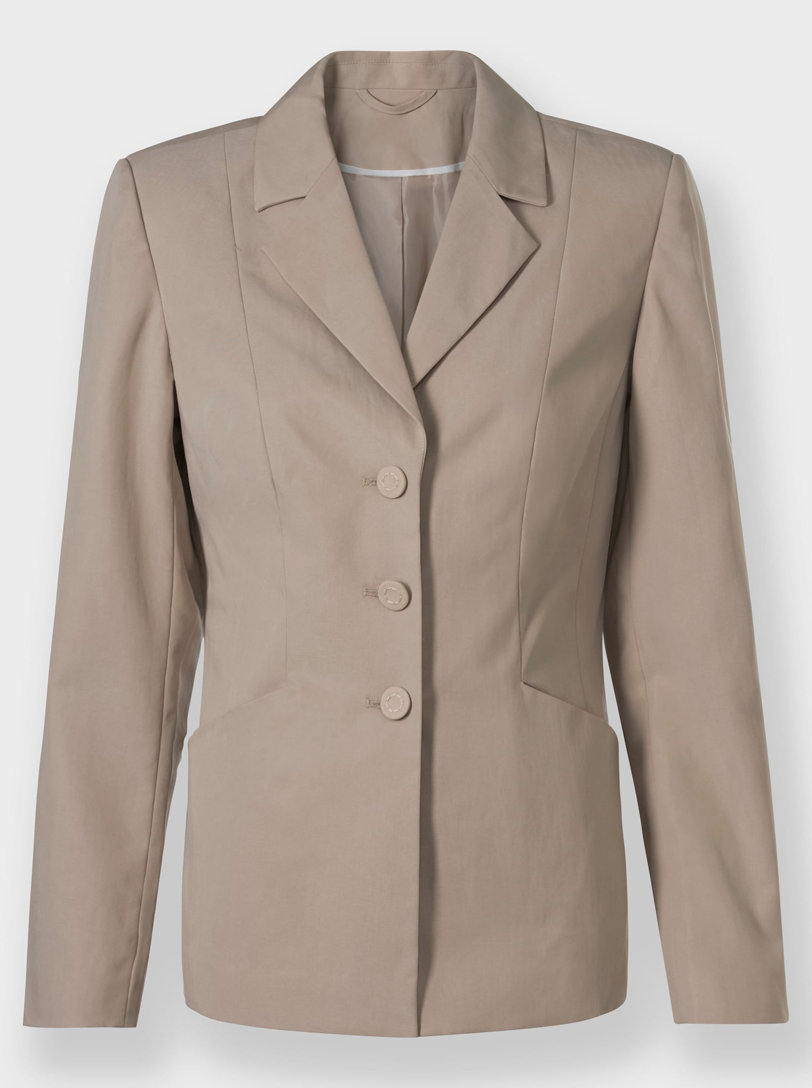 heine Blazer mit hohem Lyocell-Anteil - sesam