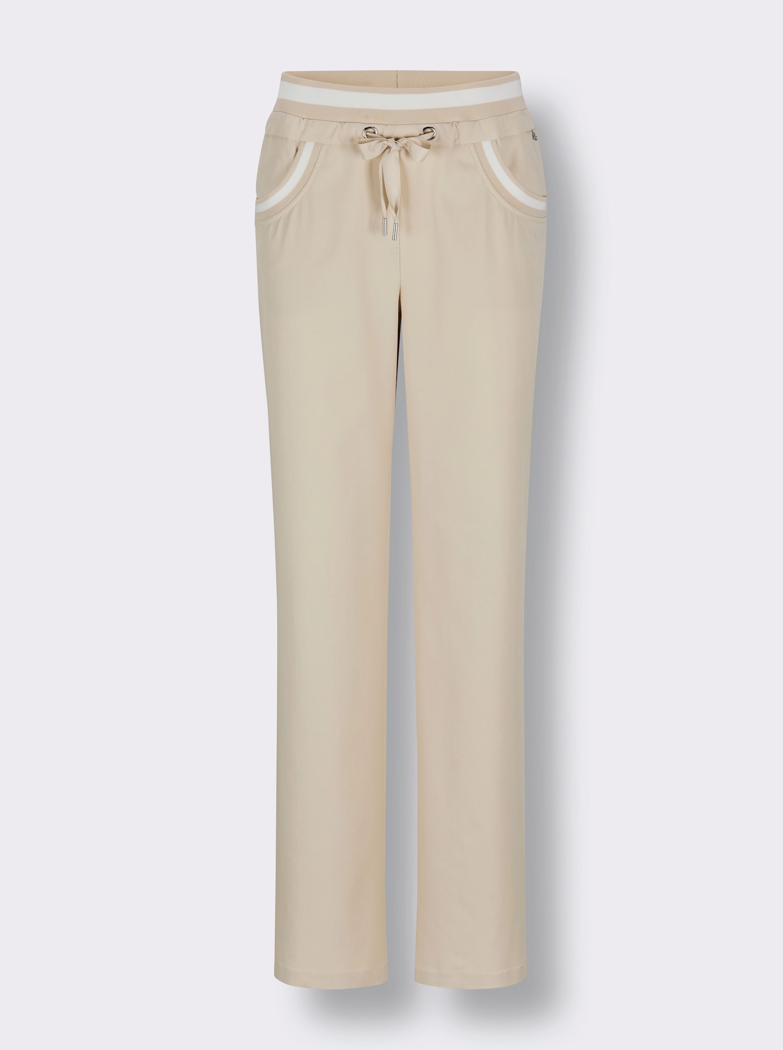 CREATION L PREMIUM Schlupfhose mit Komfort-Bund - sand