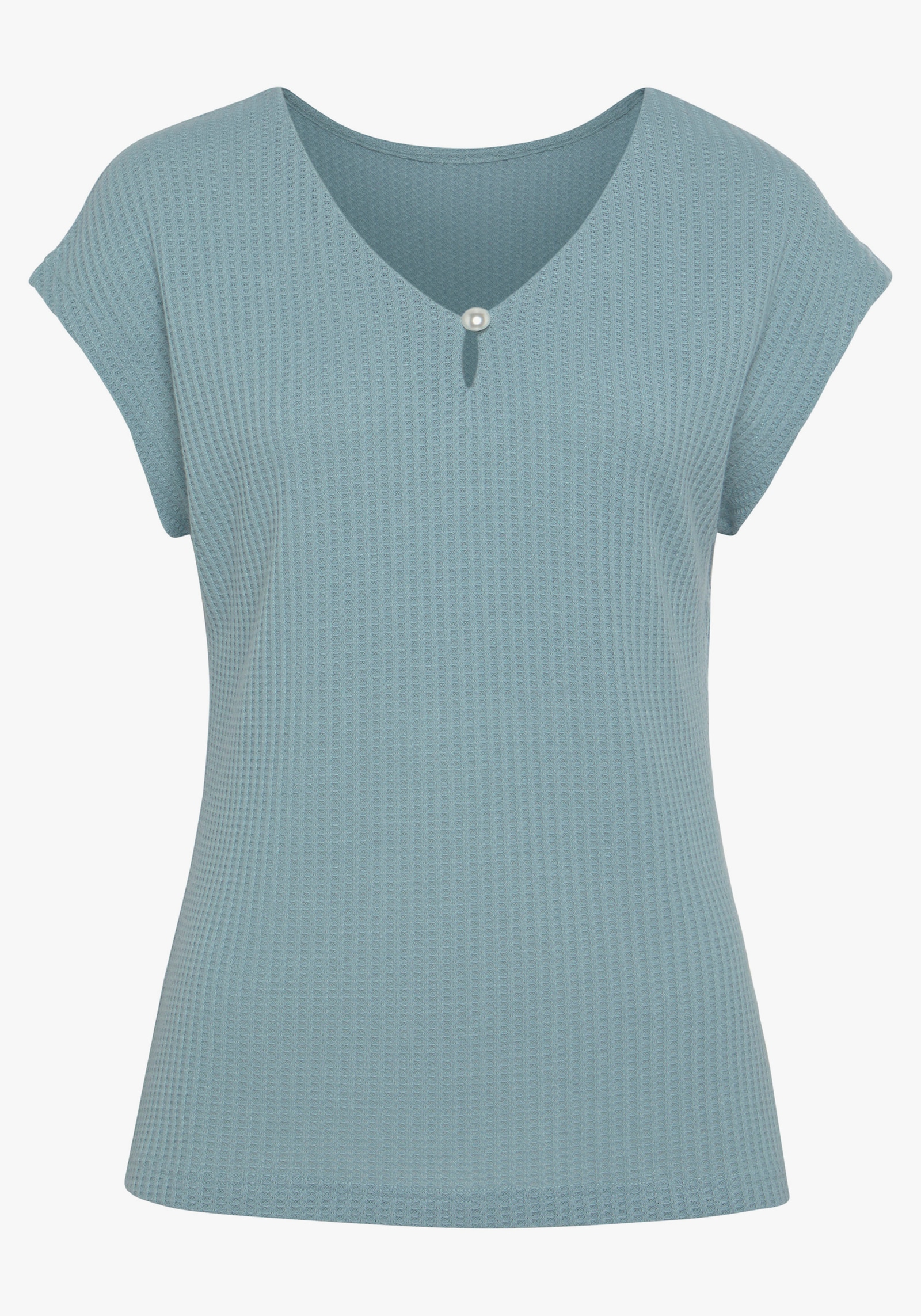 LASCANA Kurzarmshirt - rose, mint