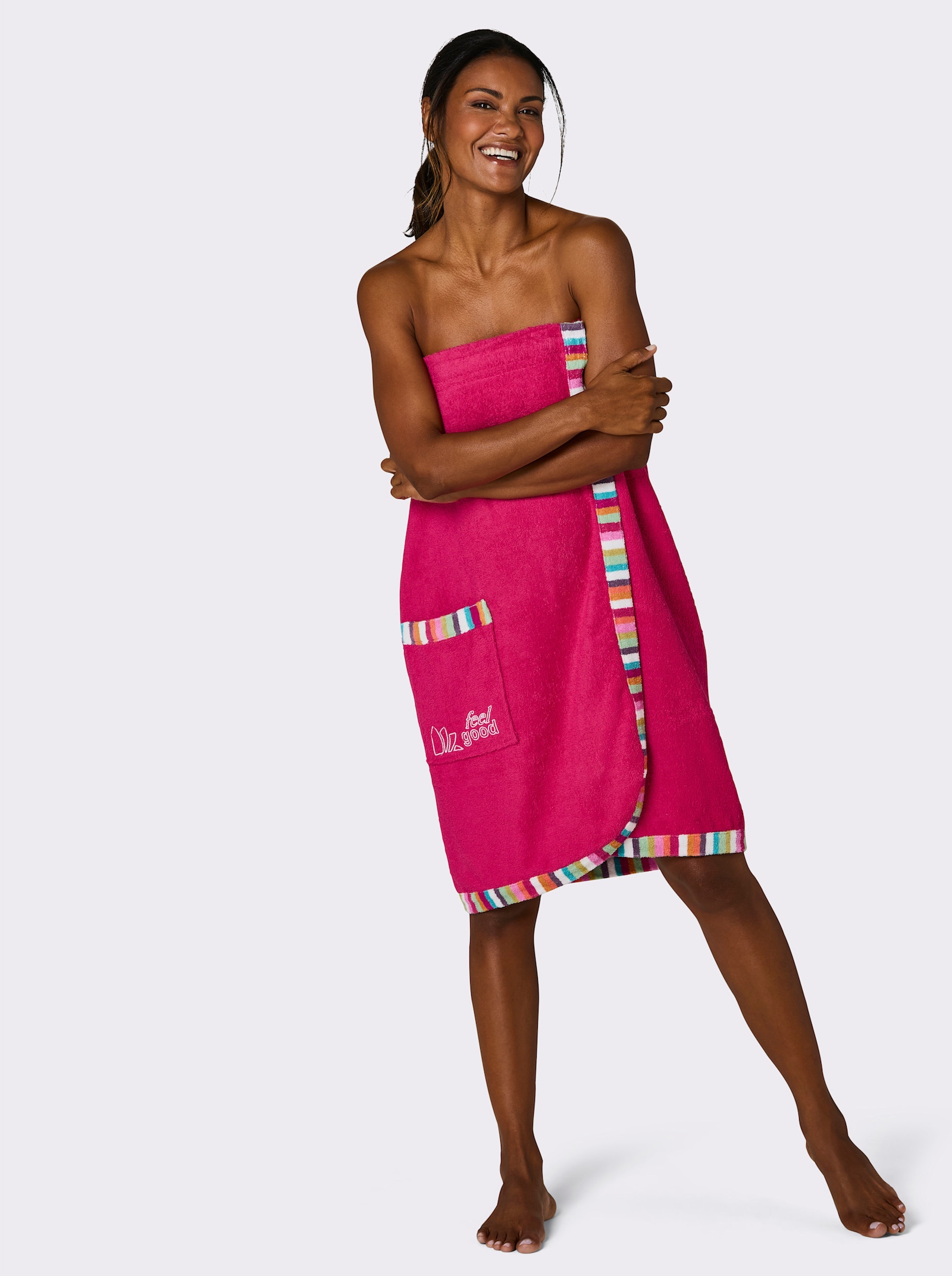 Serviette de sauna - fuchsia