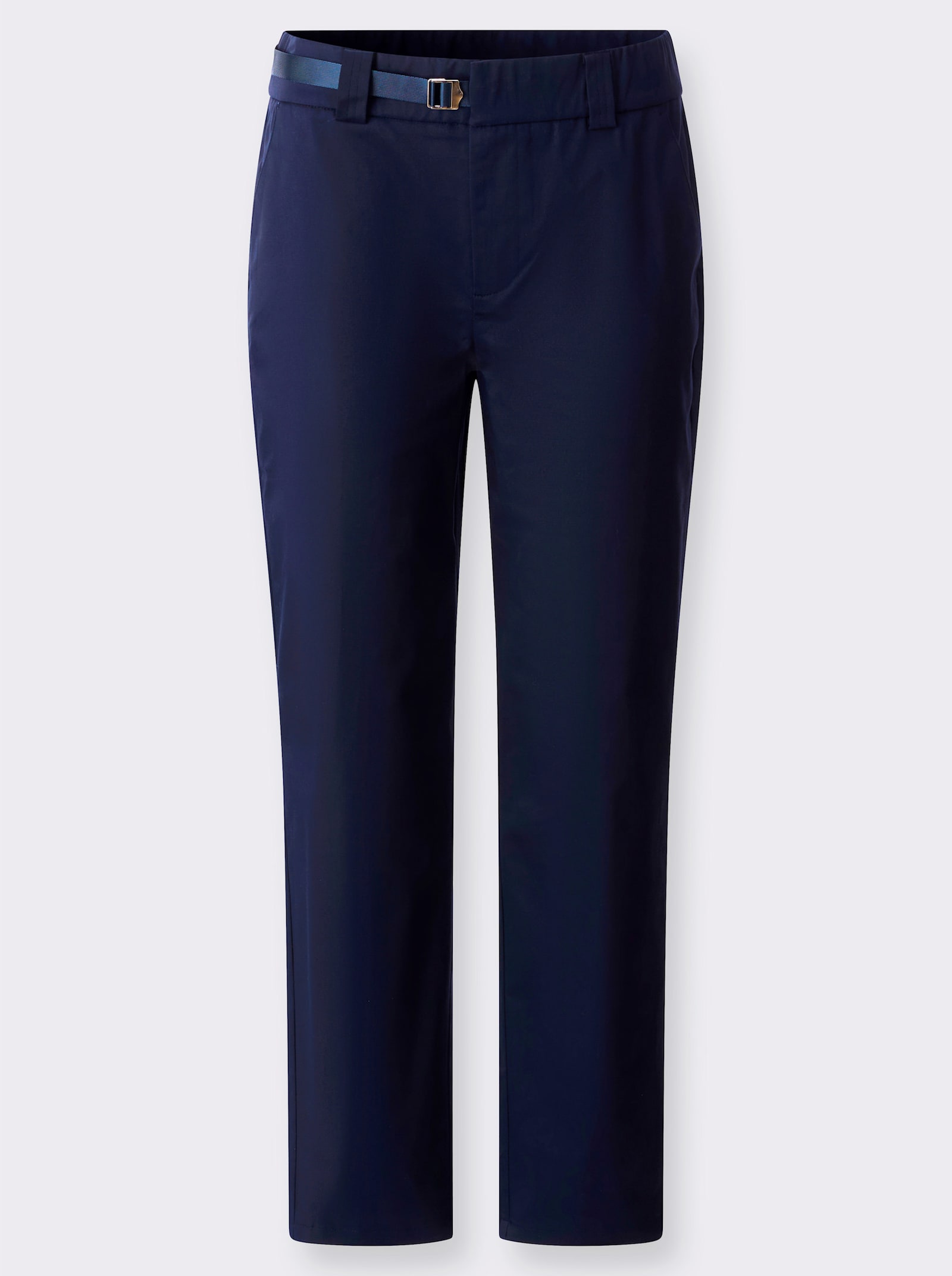 heine Chinohose mit dezentem Glanz - marine