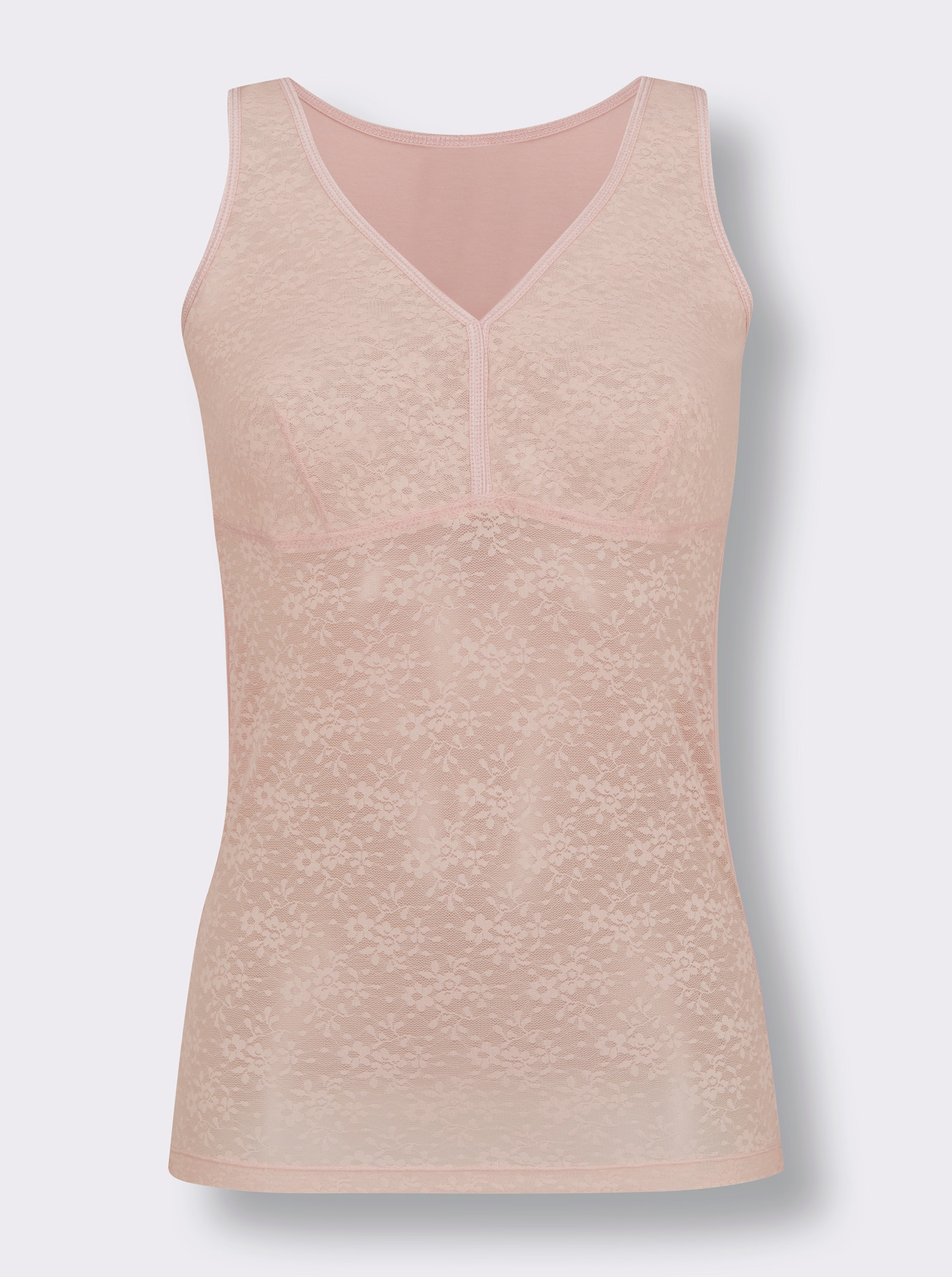 wäschepur BH-Hemd ohne Bügel - puder