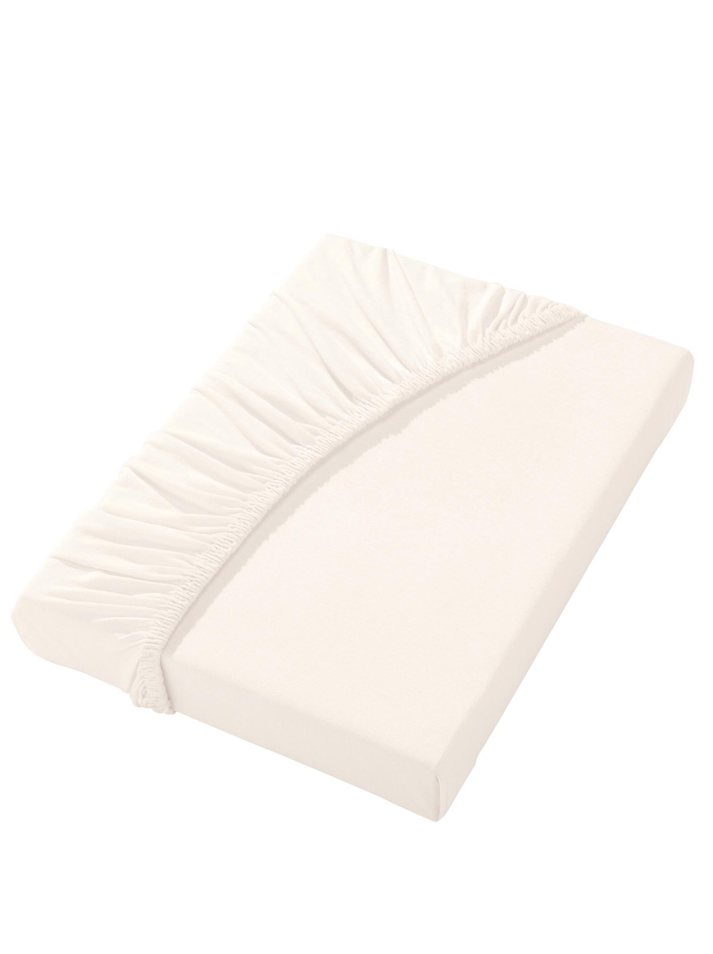 Spannbetttuch - ecru