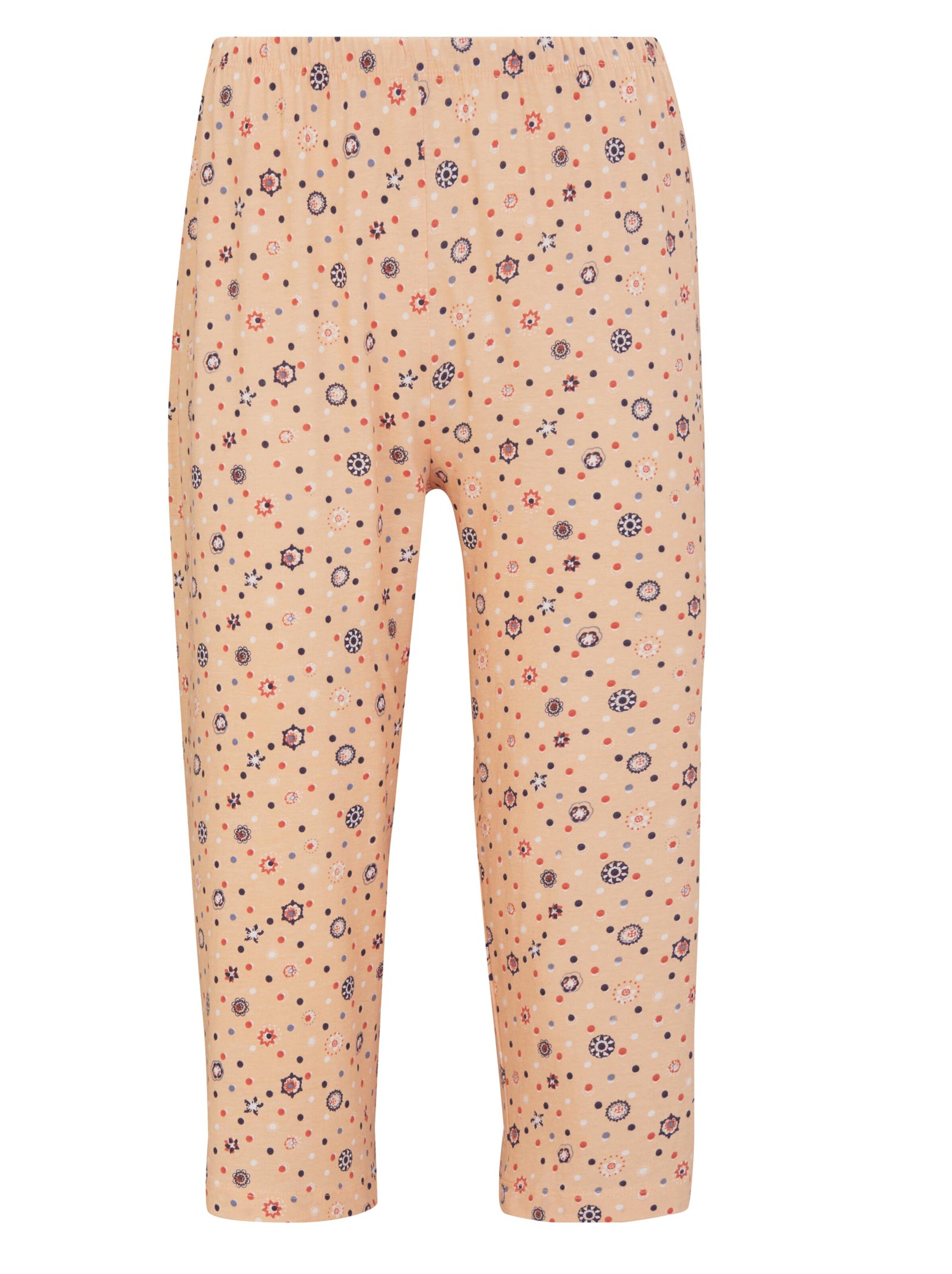 Schlafanzug-Hose - apricot-bedruckt