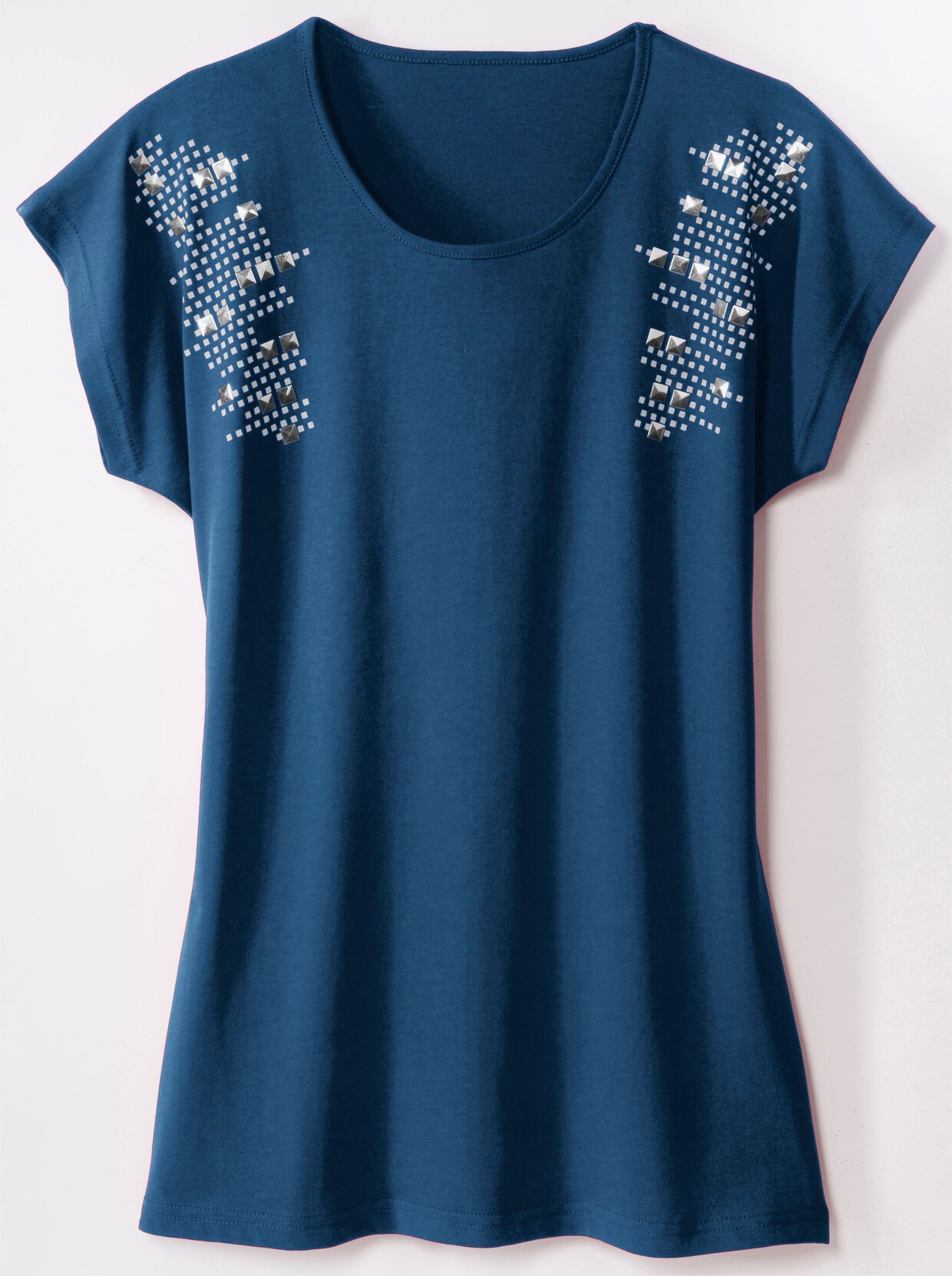 Tričko s krátkým rukávem - kobaltová modrá