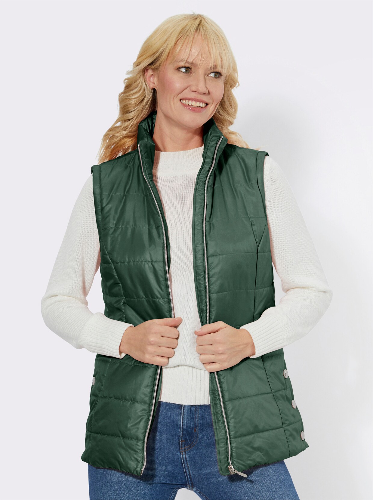 2-in-1-Jacke - moos