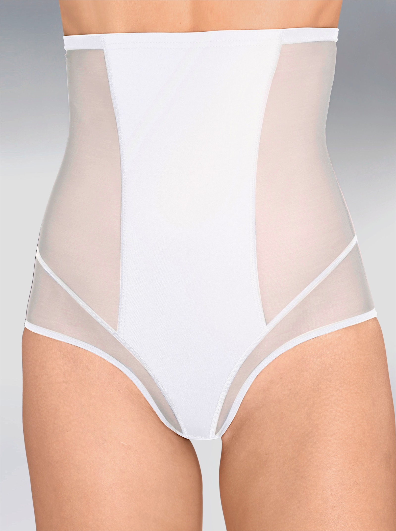 wäschepur Formslip mit verstärktem Vorderteil - weiß