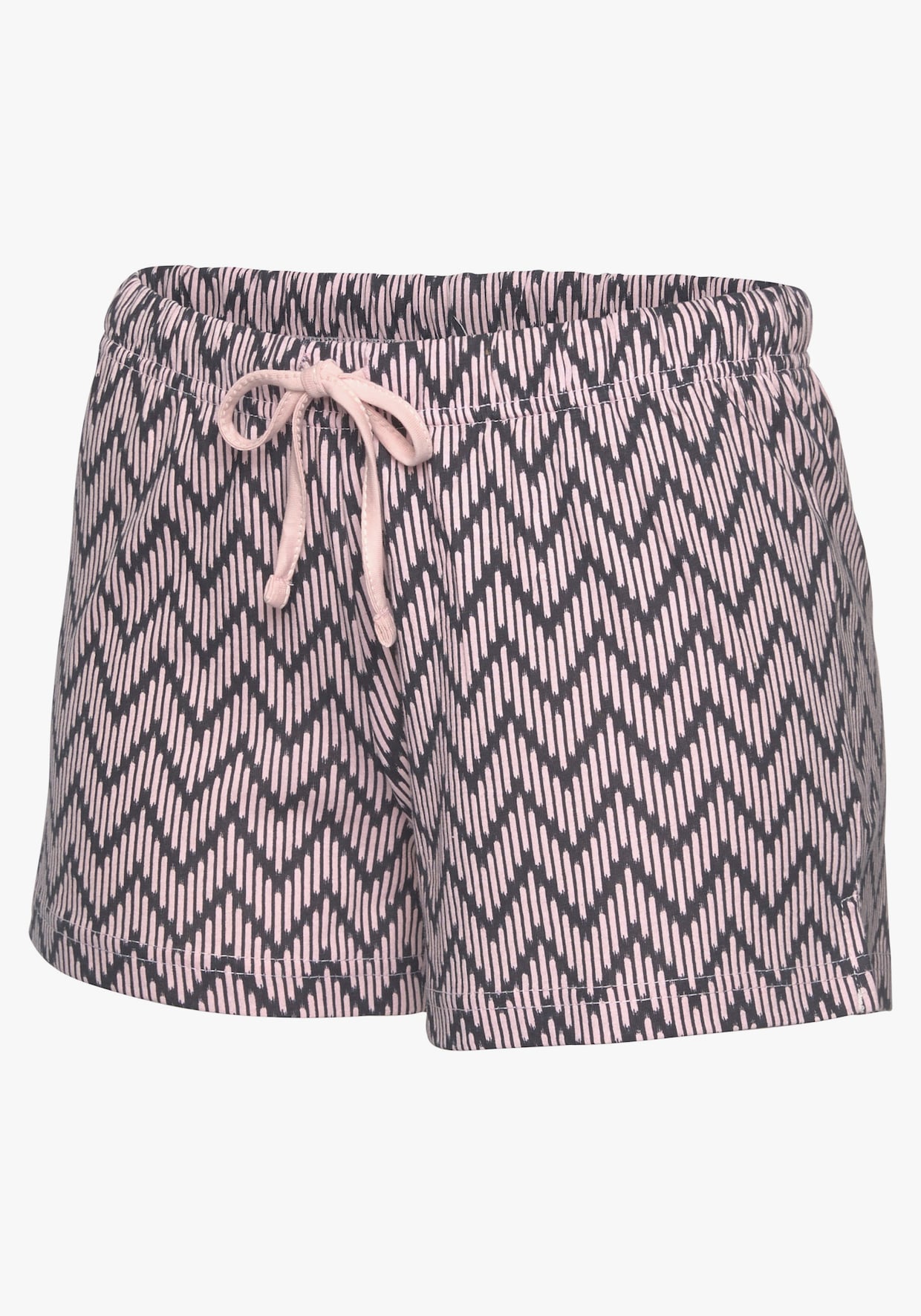 Vivance Dreams shortama - pink/donkerblauw gedessineerd