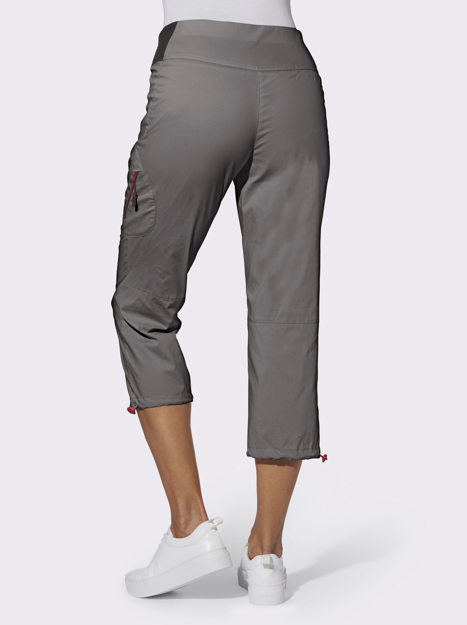 Caprihose in wasserabweisender Qualität - grau