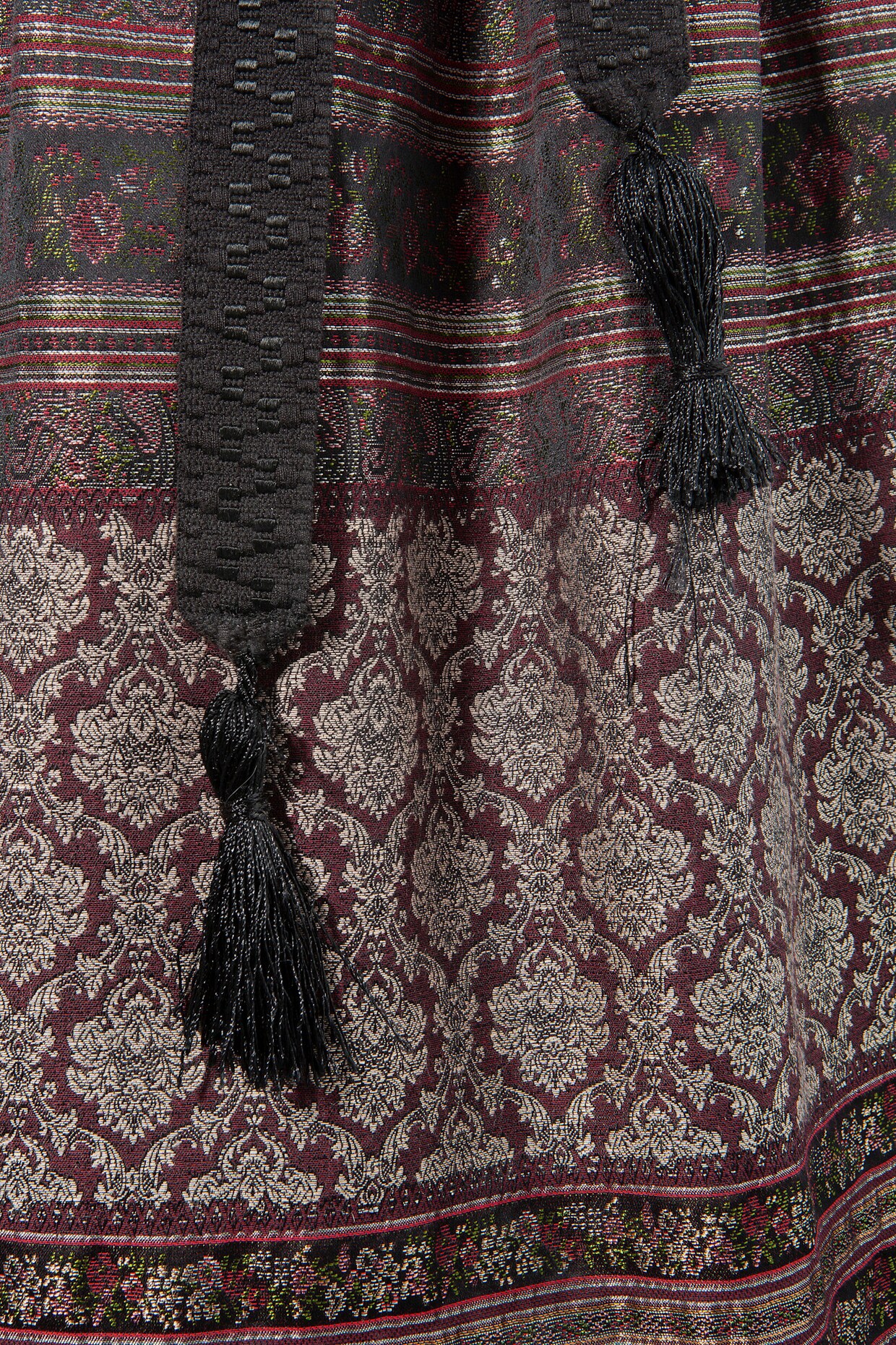 Country Line Dirndl - schwarz-bordeaux