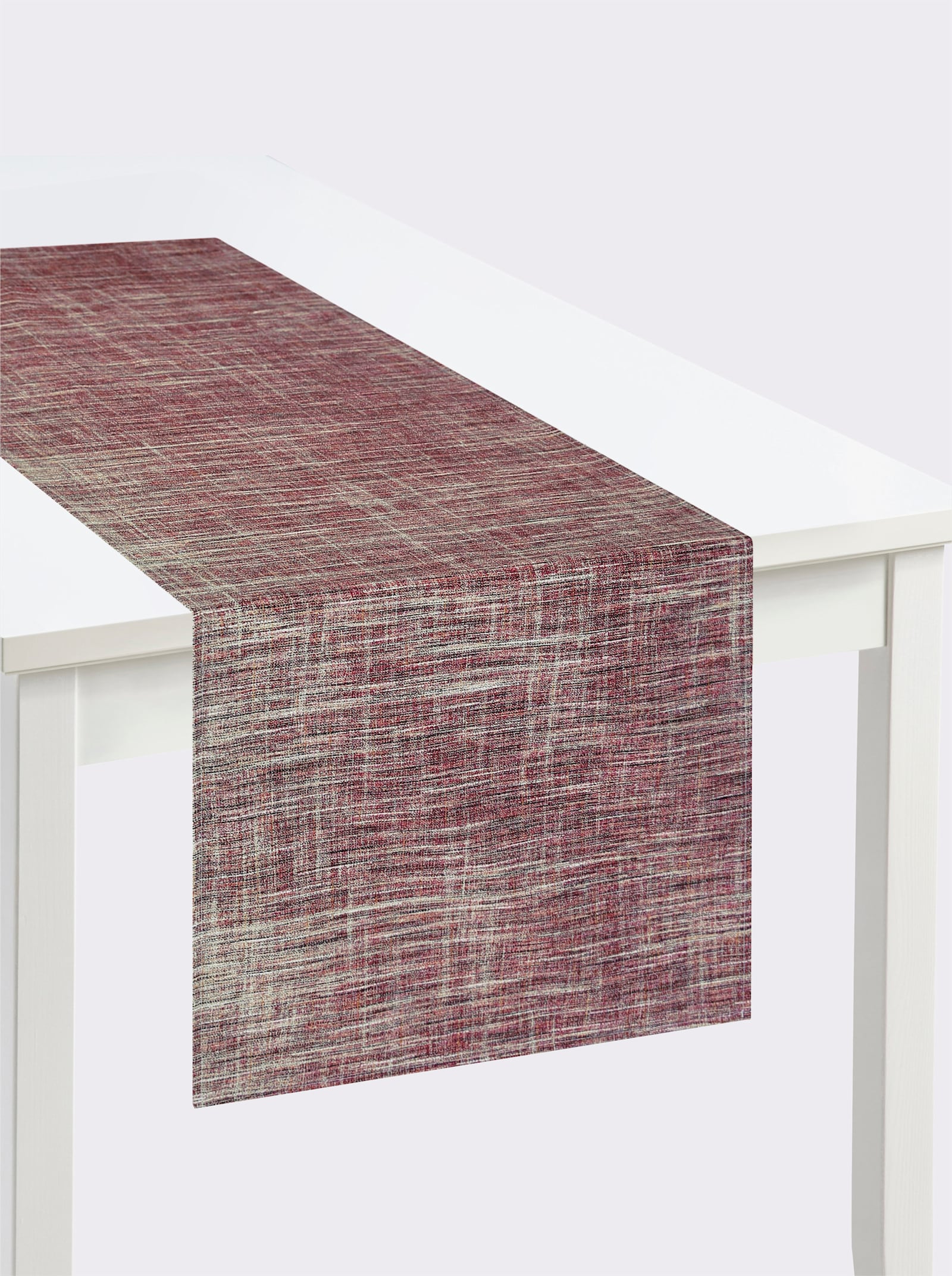 Tischdecke - rot-gemustert