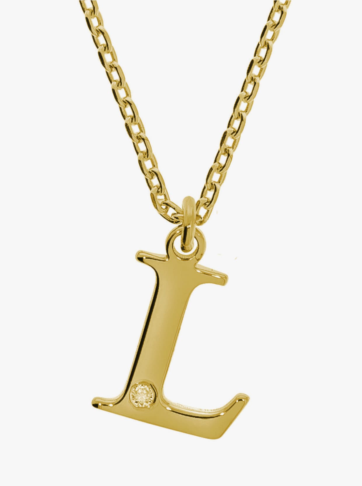 Anhänger mit Kette - Silber vergoldet 925