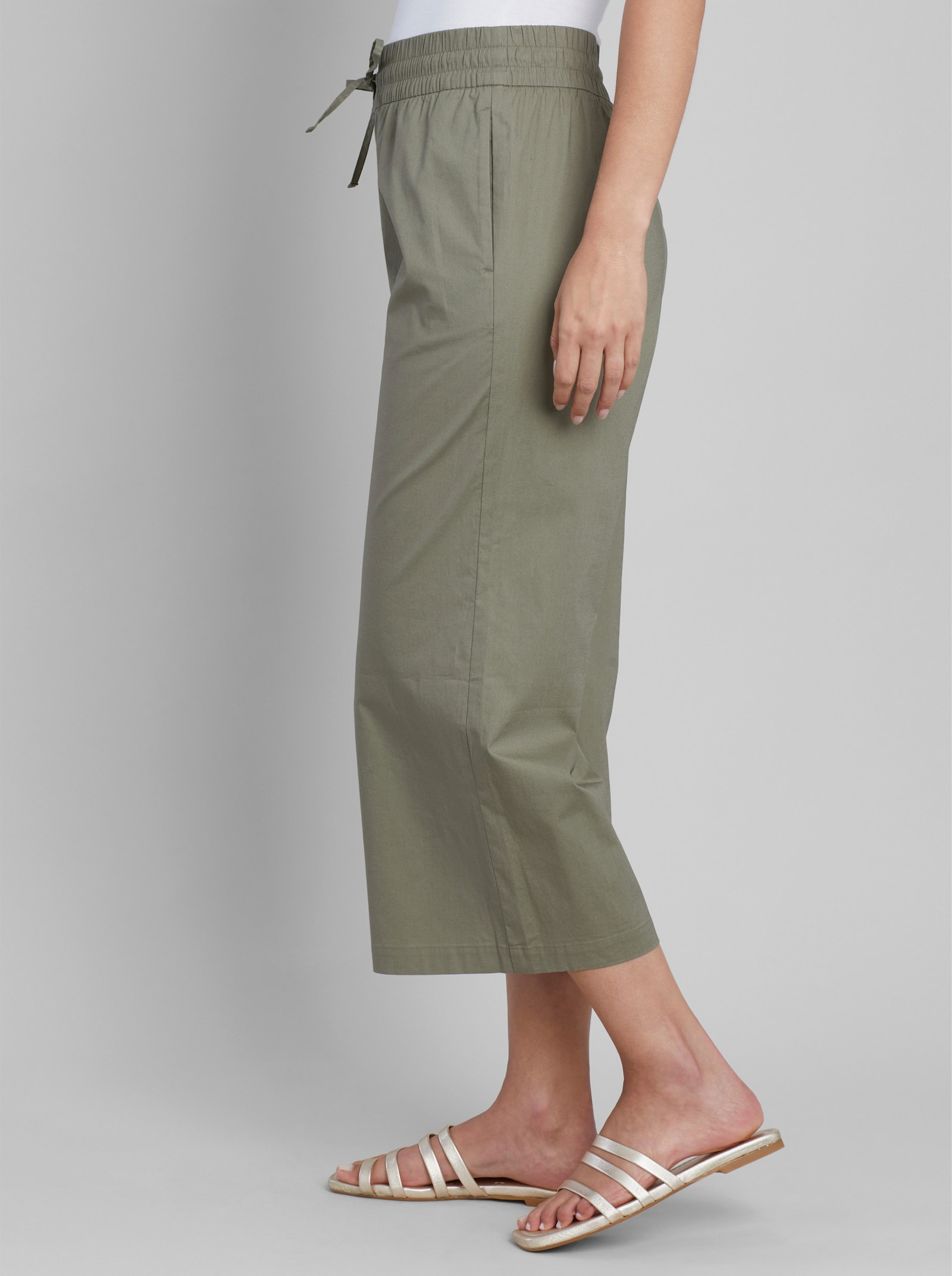 heine Culotte mit Gummibund - khaki