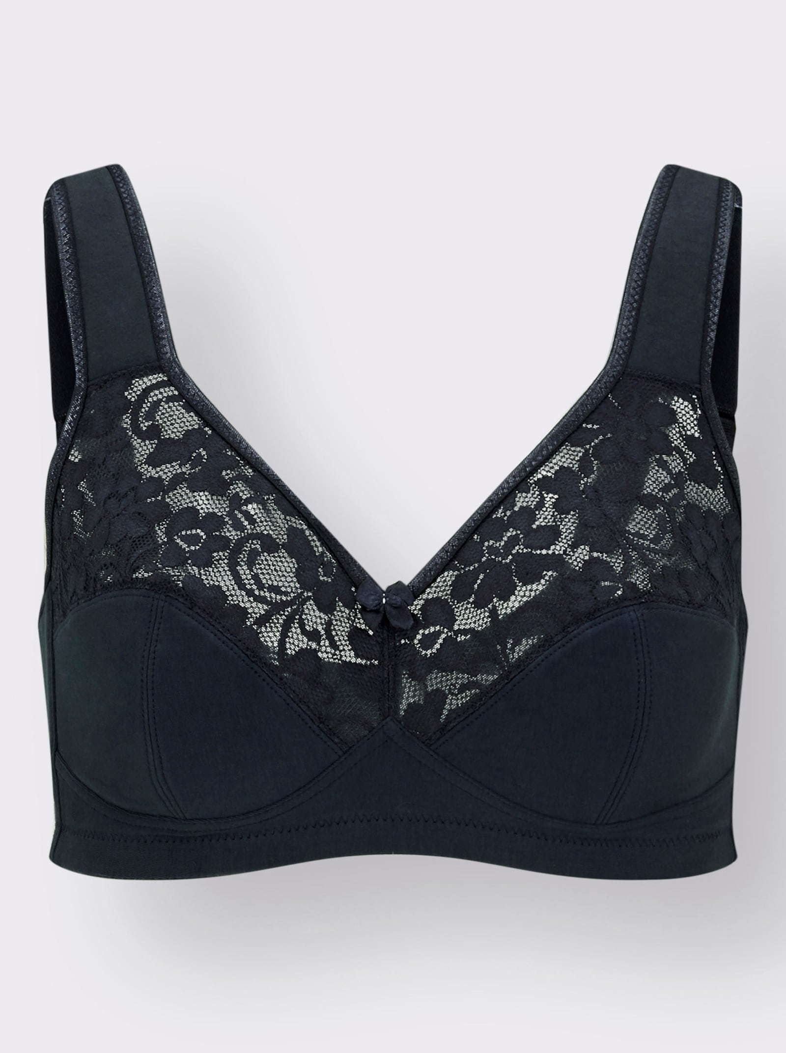 Susa Odľ. podprsenka b. kostíc, široké ramienka - Námornícka modrá + bordová