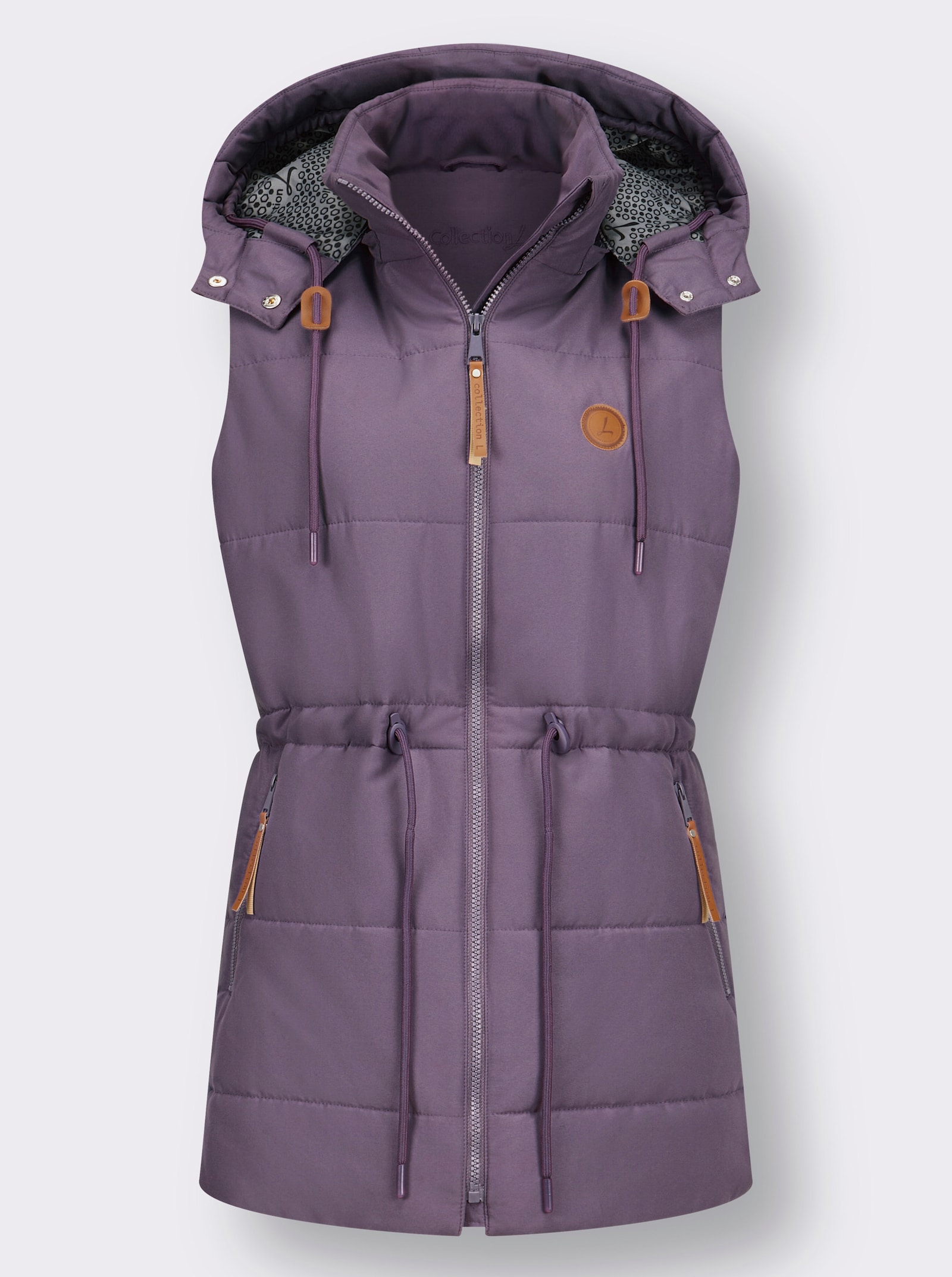 Longweste mit Taillenregulierung - feige