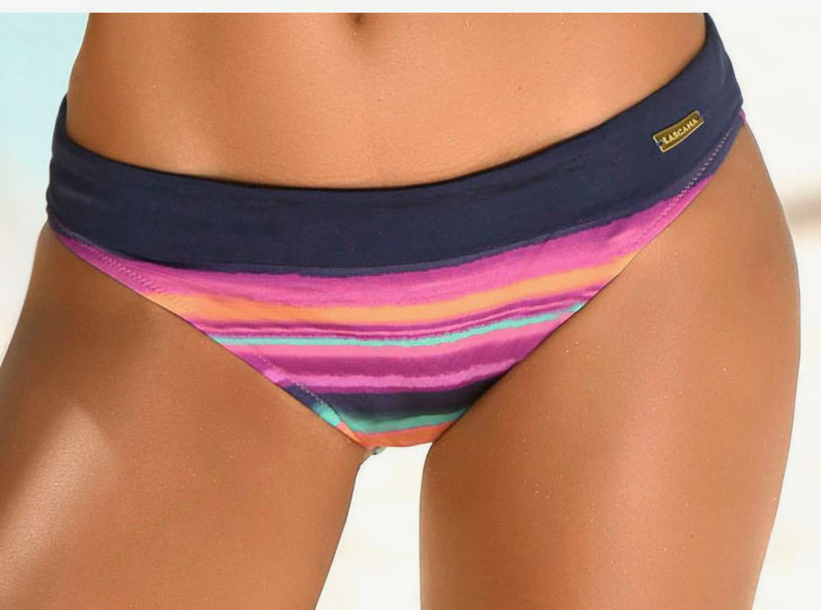 LASCANA Bikini-Hose - bunt-gestreift
