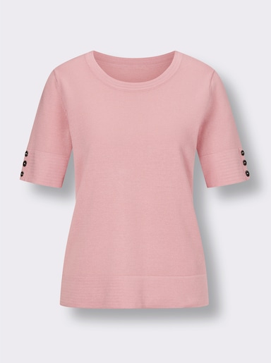 CREATION L PREMIUM Pullover met korte mouwen - rozenkwarts
