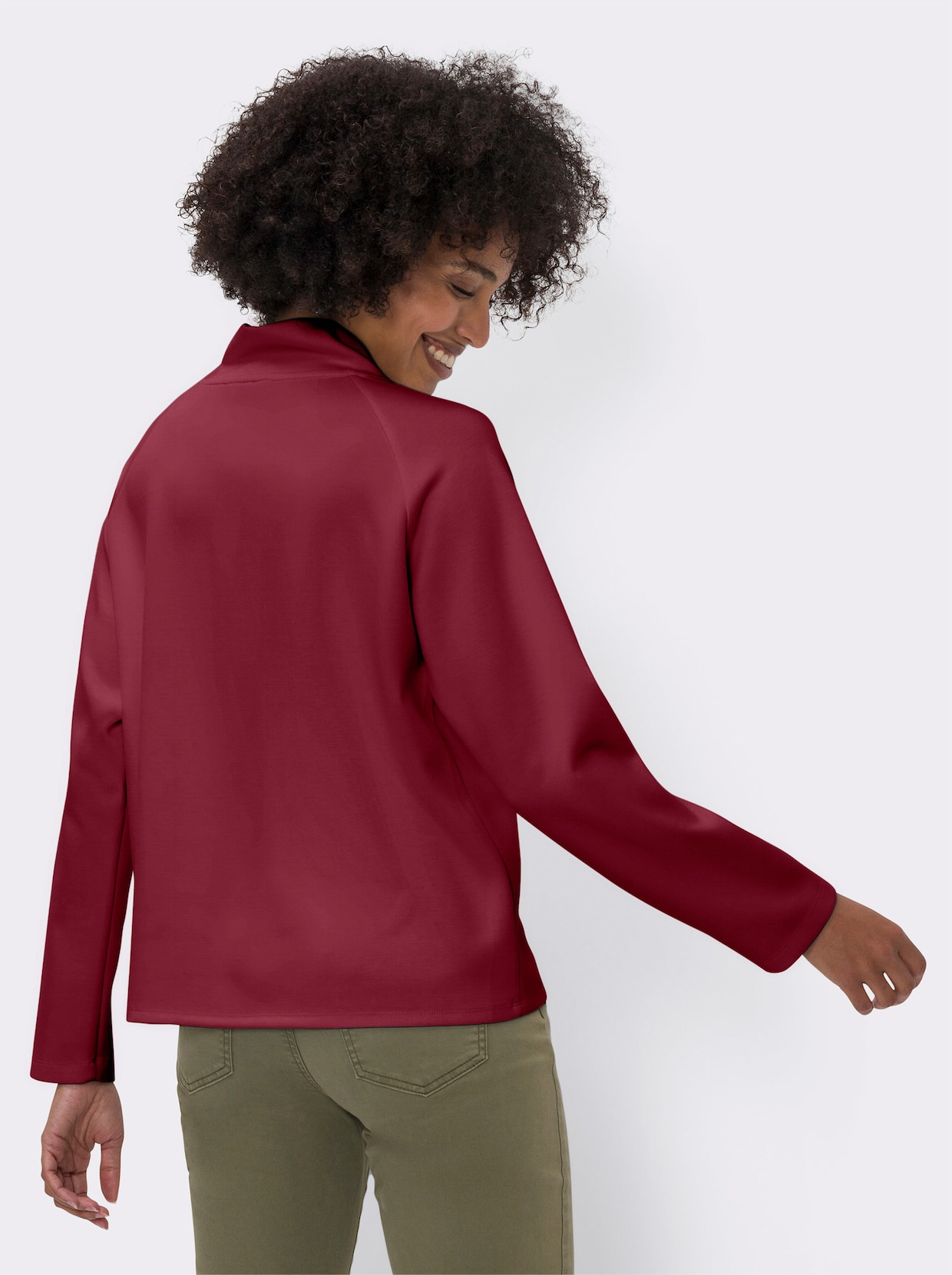 heine Sweatshirt - rouge foncé