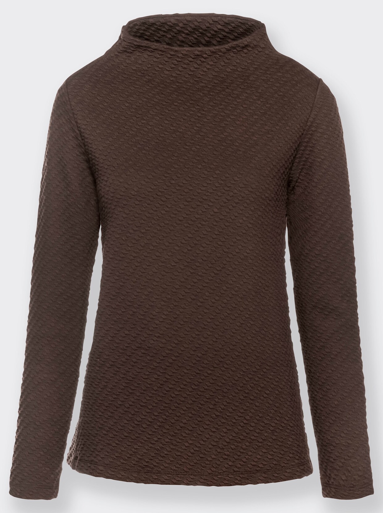 Langarmshirt - schoko