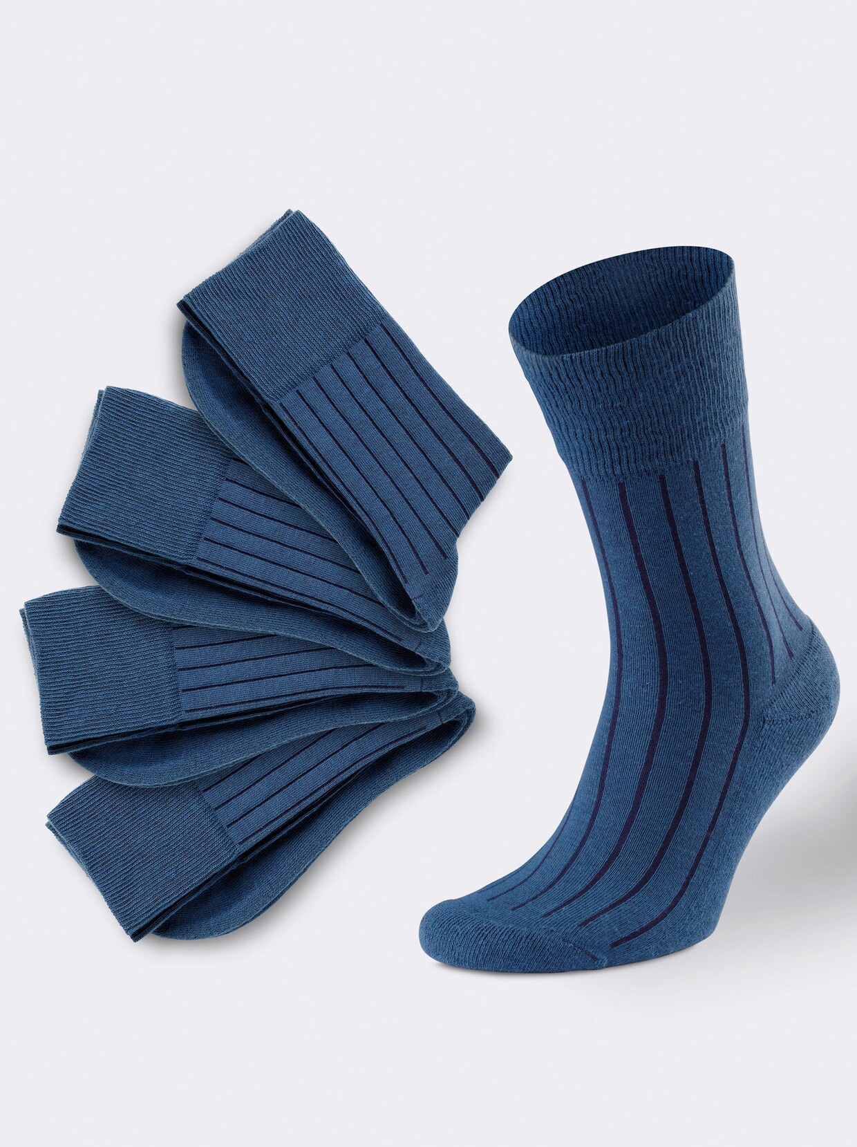 wäschepur Herren-Socken - jeansblau