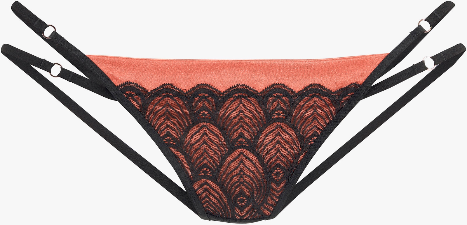 LASCANA String - noir-couleur cuivre