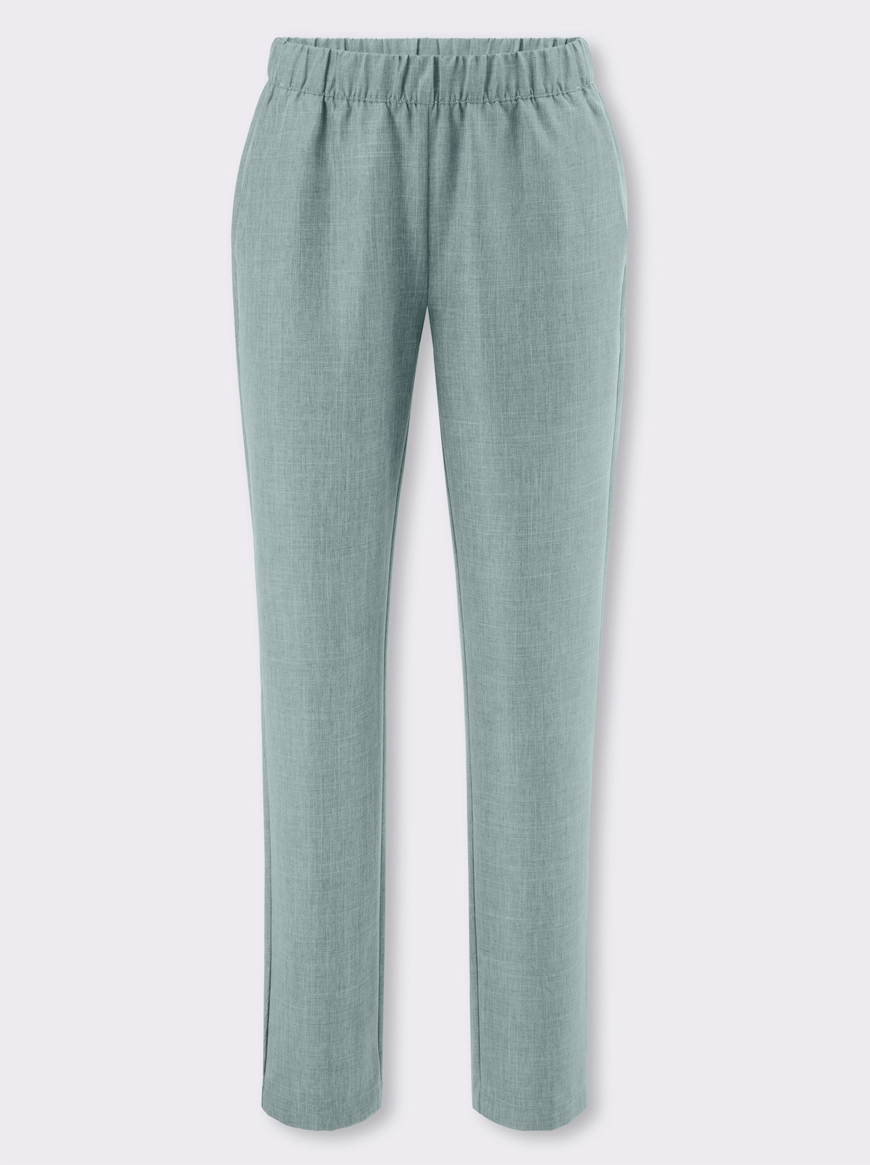 comfortbroek - jade gemêleerd