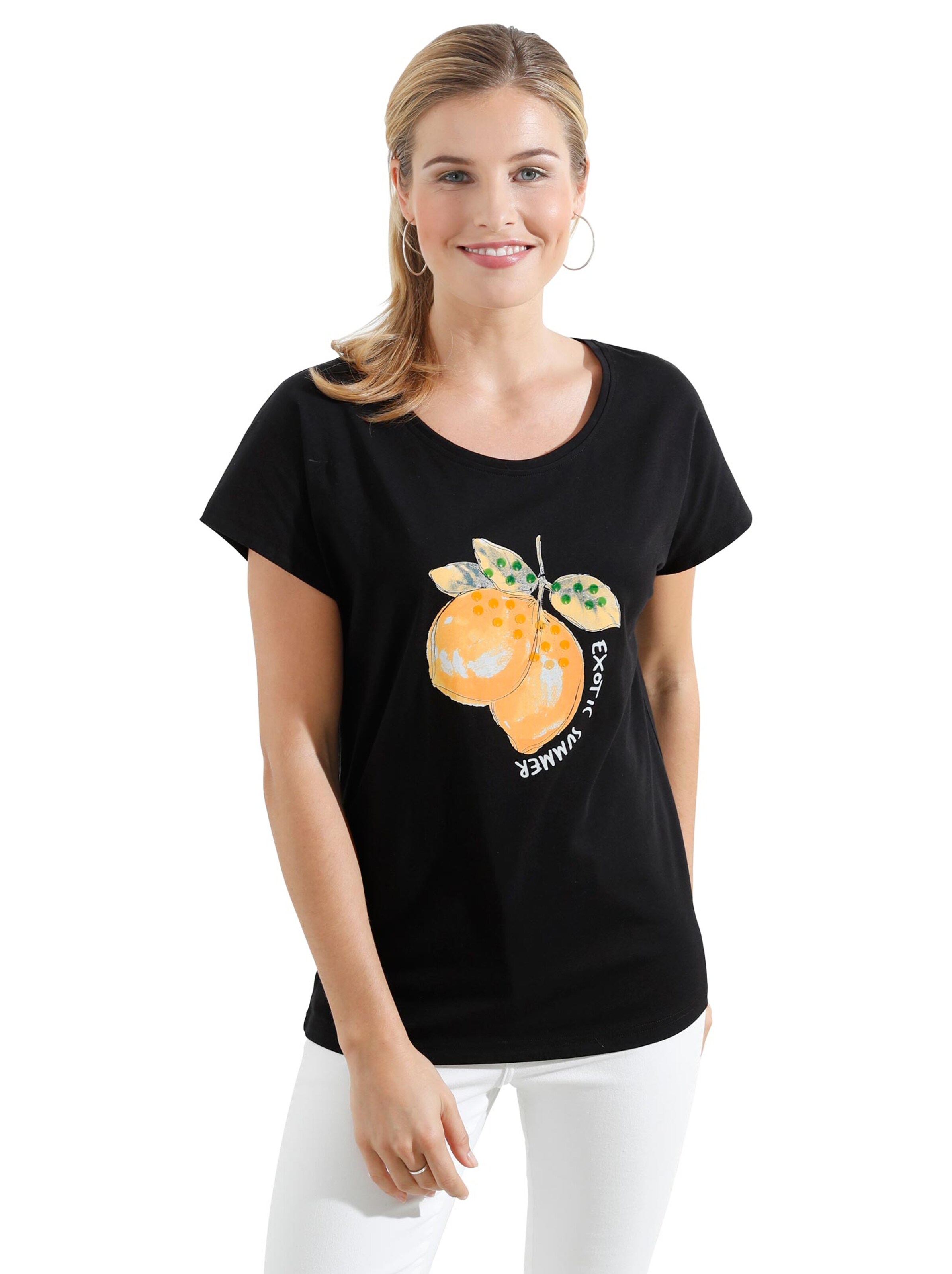 Shirt - schwarz-bedruckt