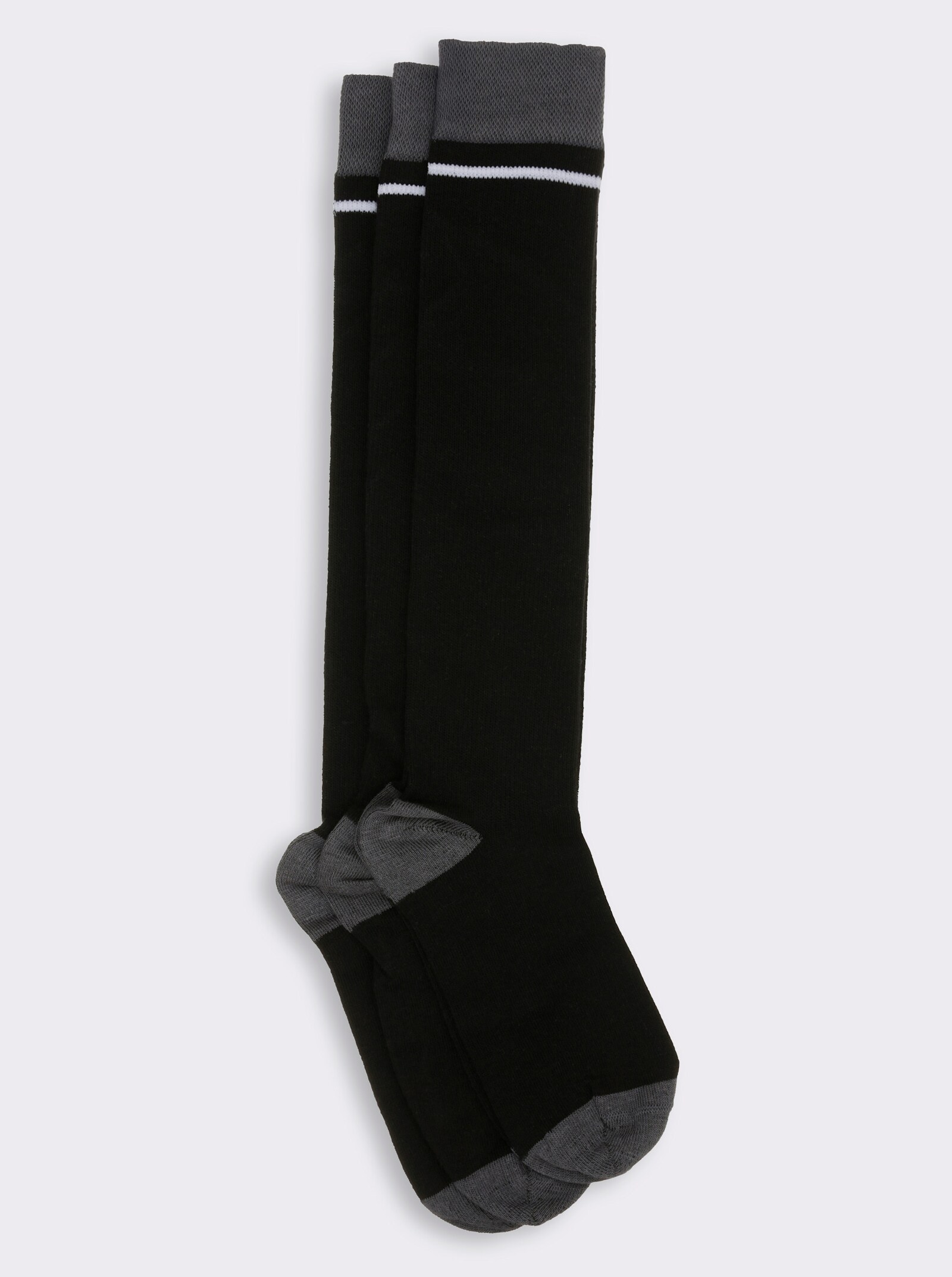 wäschepur Kompressionskniestrumpf - schwarz