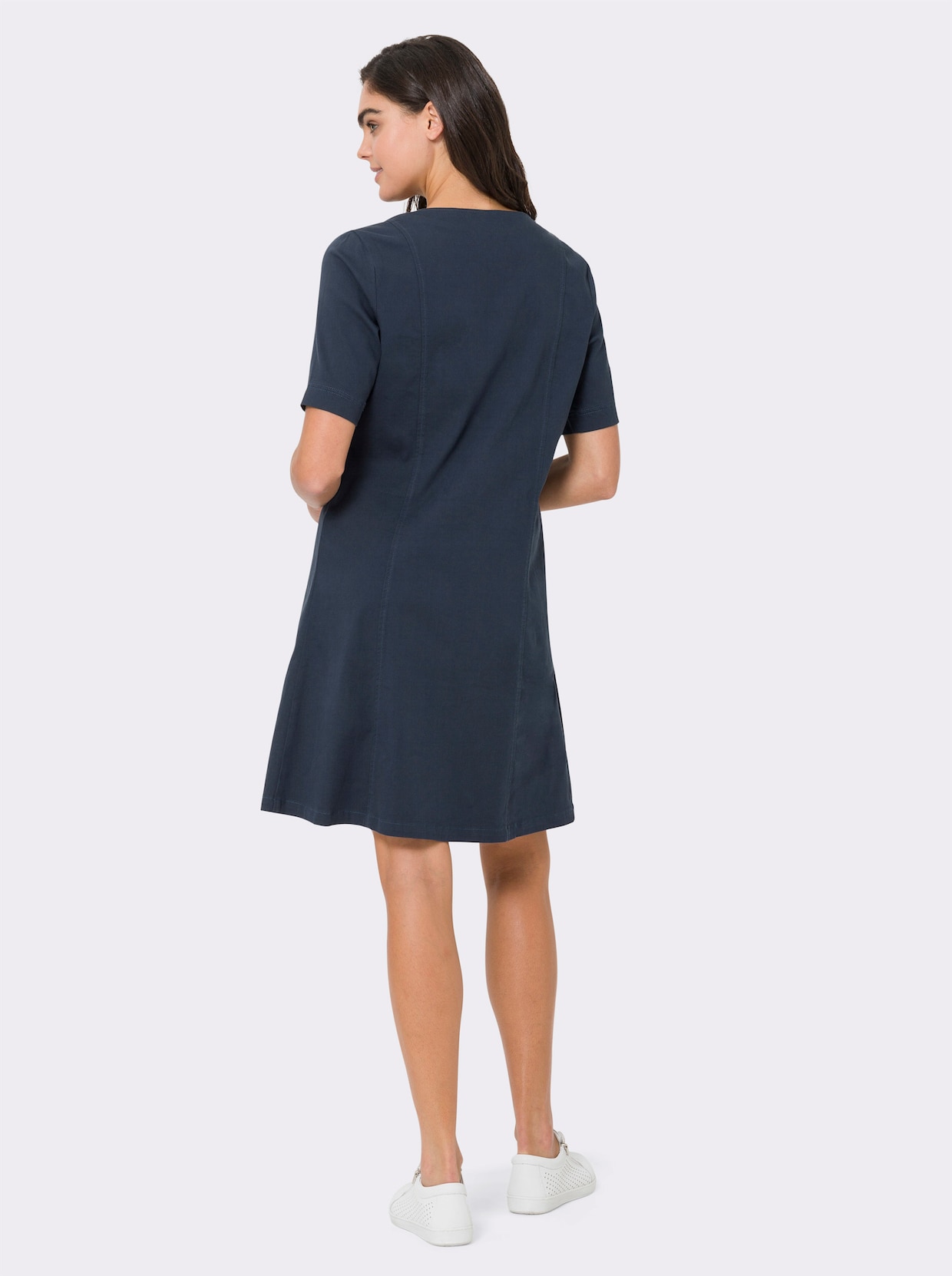 heine Robe en jean - bleu foncé