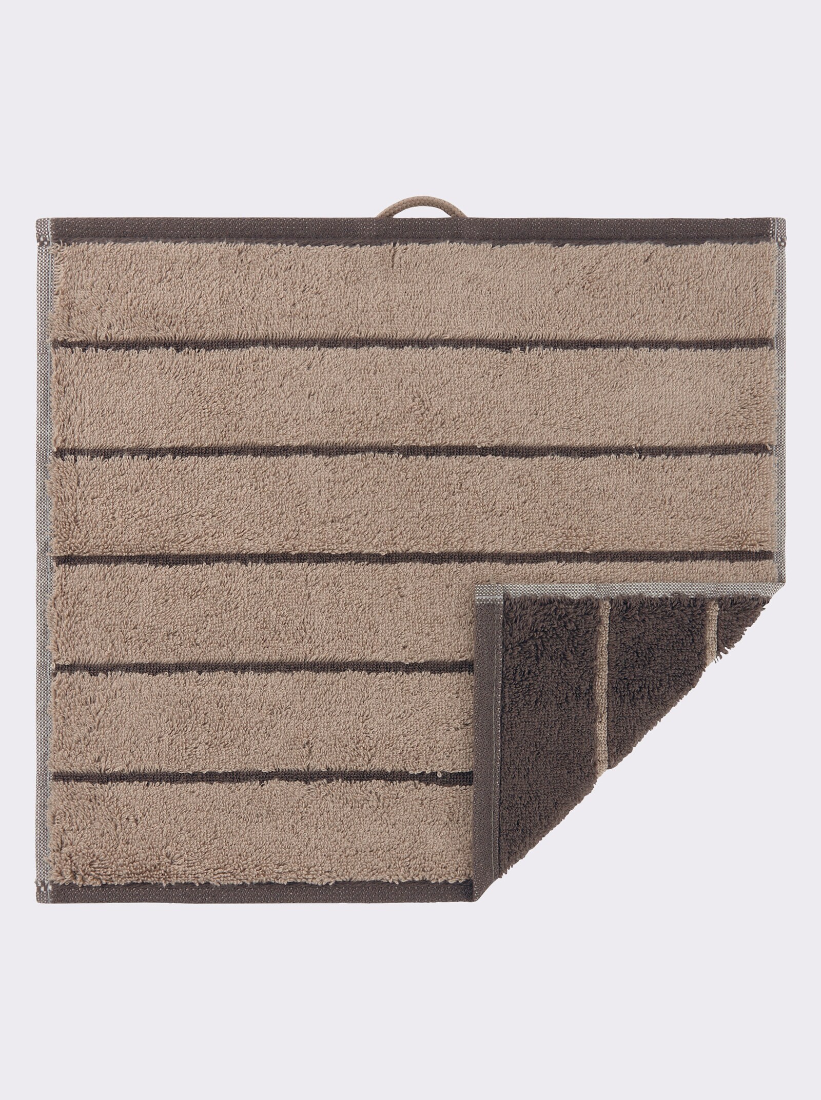 Cawö Handdoek - bruin
