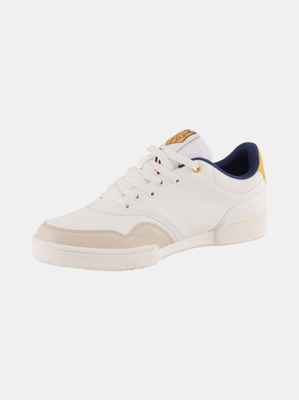 KangaROOS Sneaker - weiß-gelb
