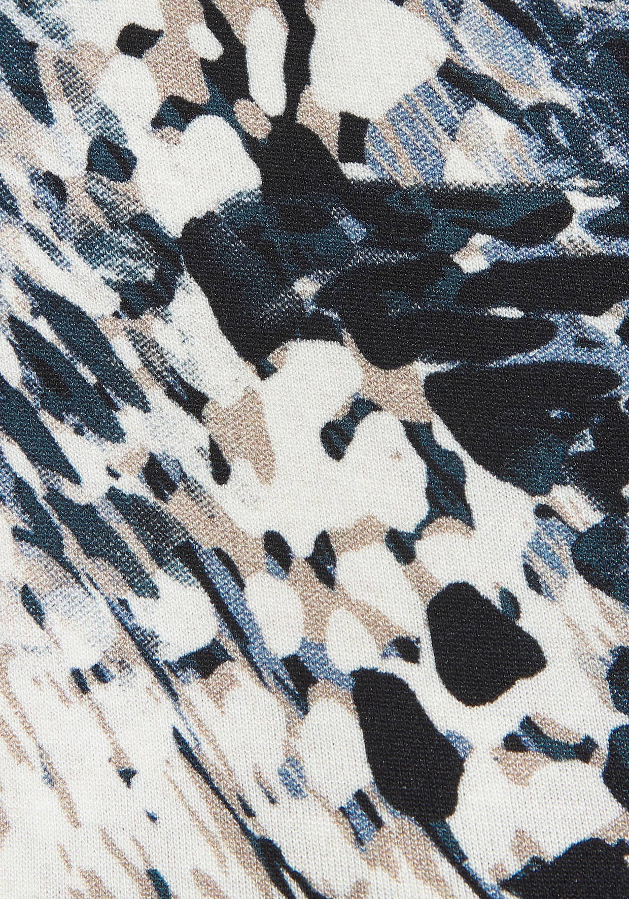 LASCANA Jerseykleid - blau bedruckt