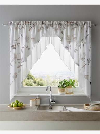 heine home Gardine - natur-weiß