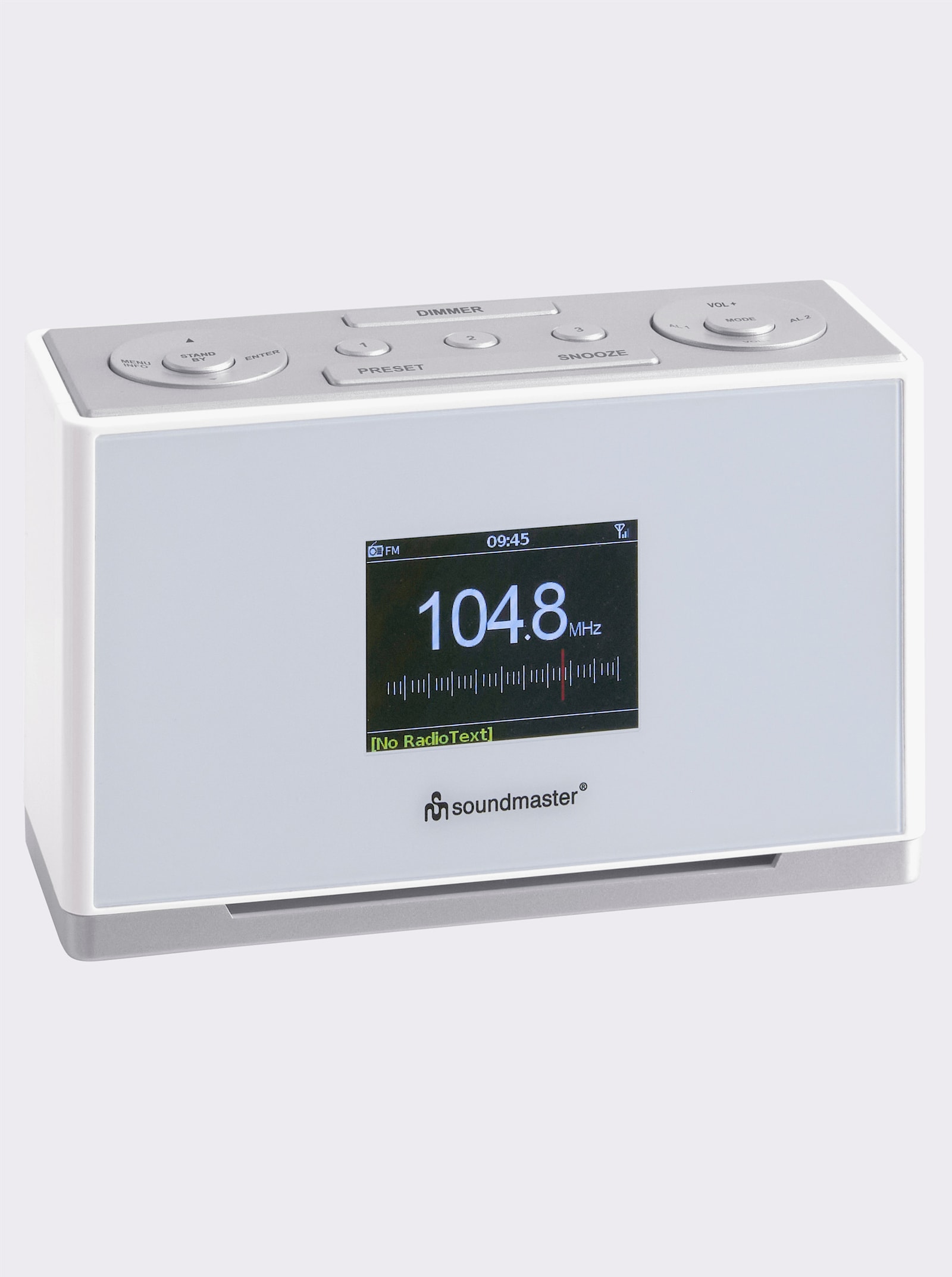soundmaster Radiowecker - weiß