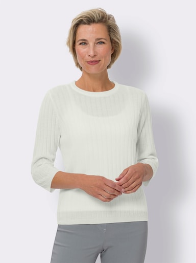 3/4 Arm-Pullover - ecru