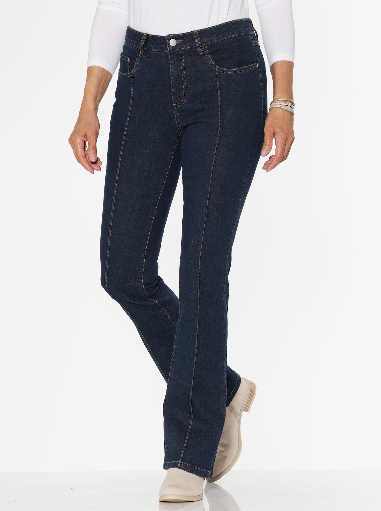 Bootcut džínsy - tmavomodrá