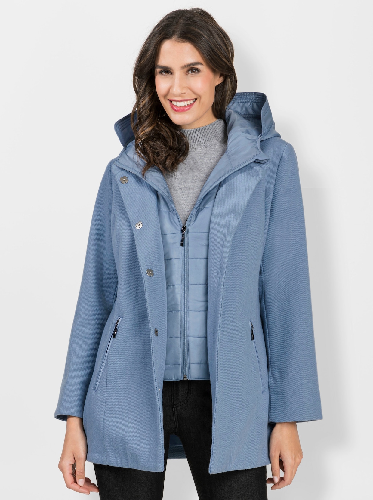 2-in-1-Jacke - bleu