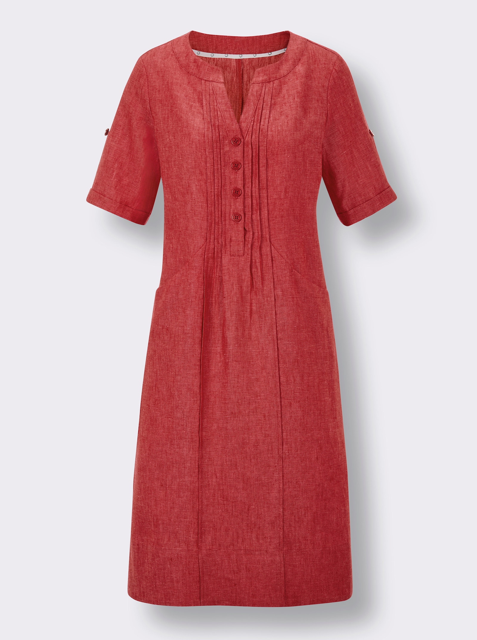 CREATION L PREMIUM Sommerkleid - rot-meliert