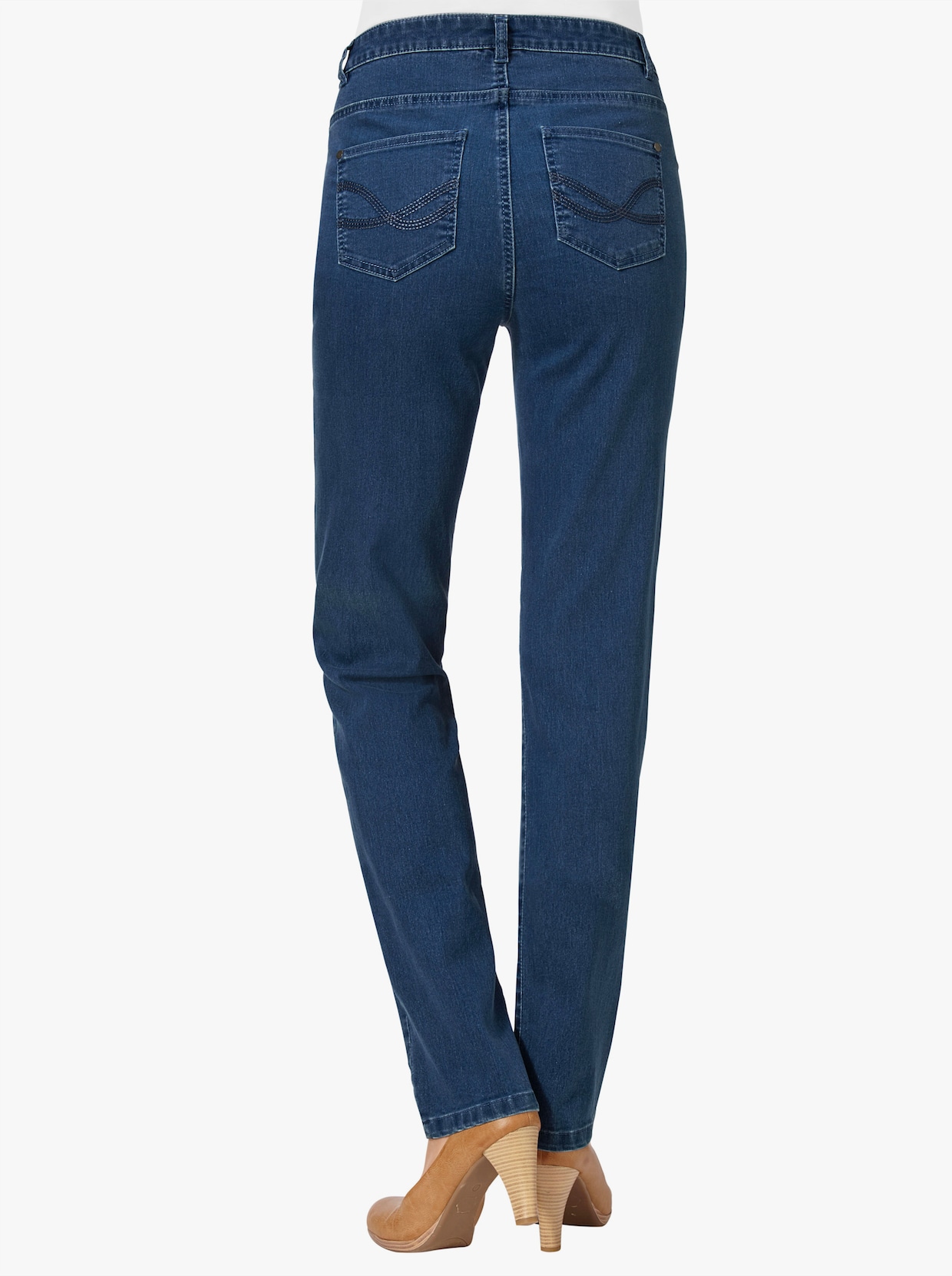 5-pocket jeans - blue-stonewashed
