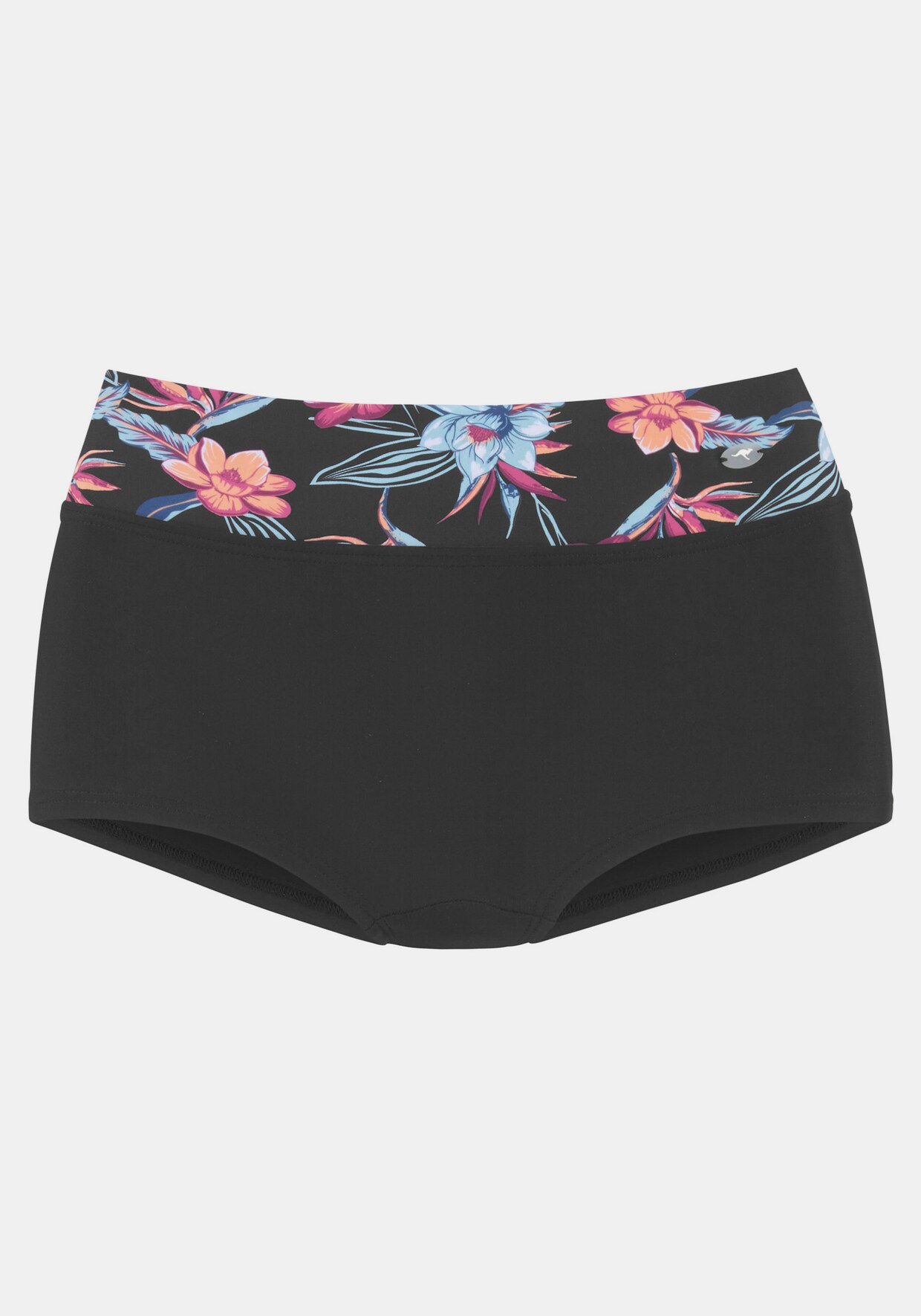 KangaROOS Bikini-hotpants - zwart geprint