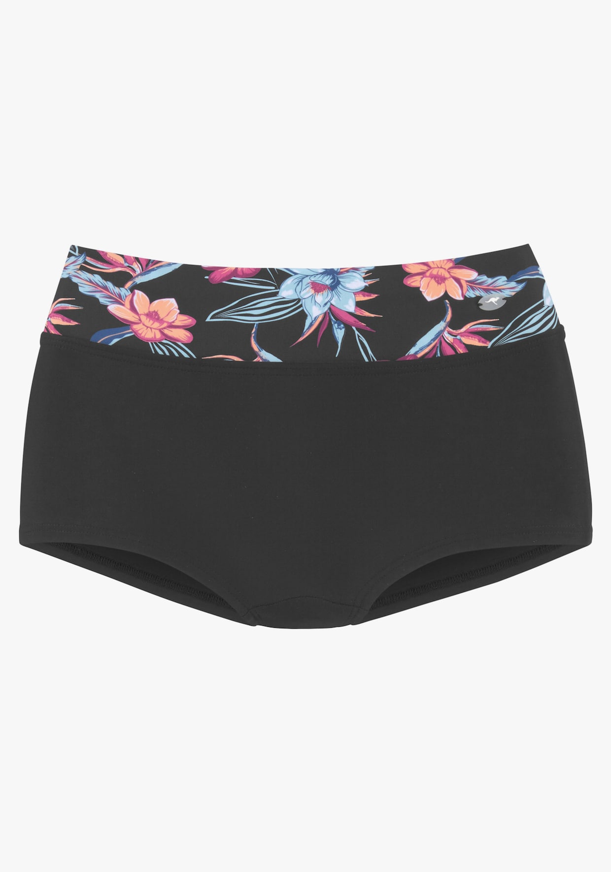 KangaROOS Bikini-hotpants - zwart geprint