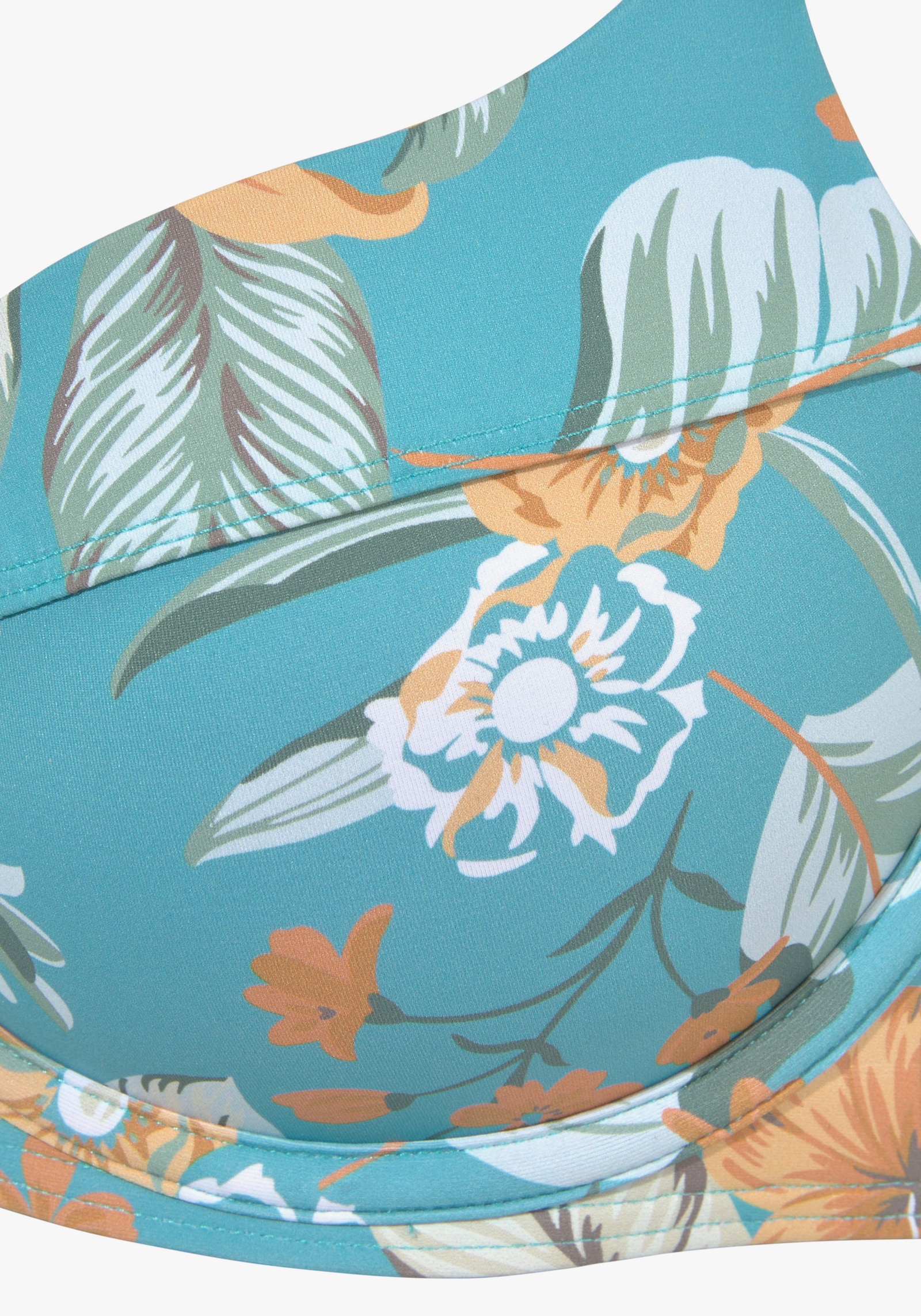 Sunseeker Bügel-Bikini-Top - aquablau-bedruckt