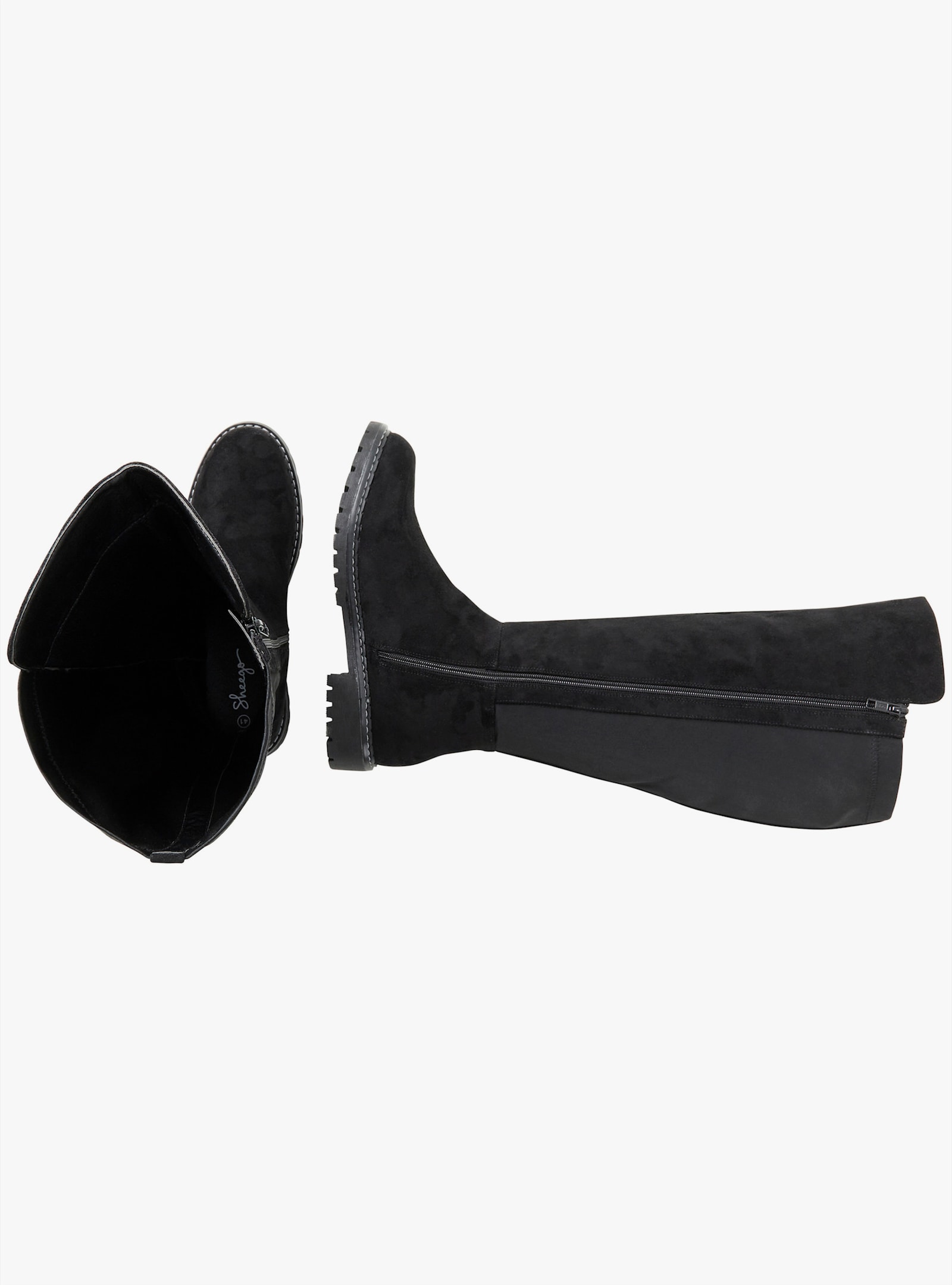 sheego Weitschaftstiefel - schwarz
