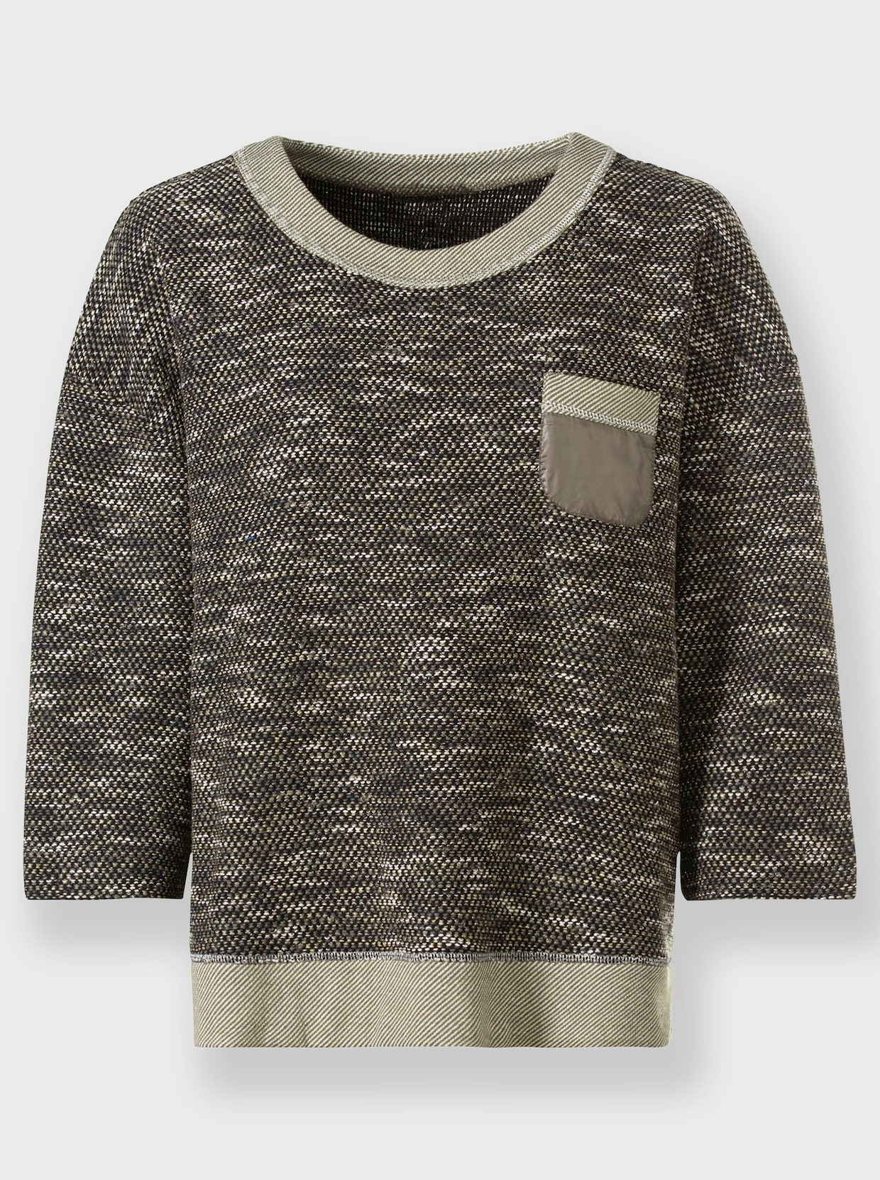 heine Pullover - khaki-meliert