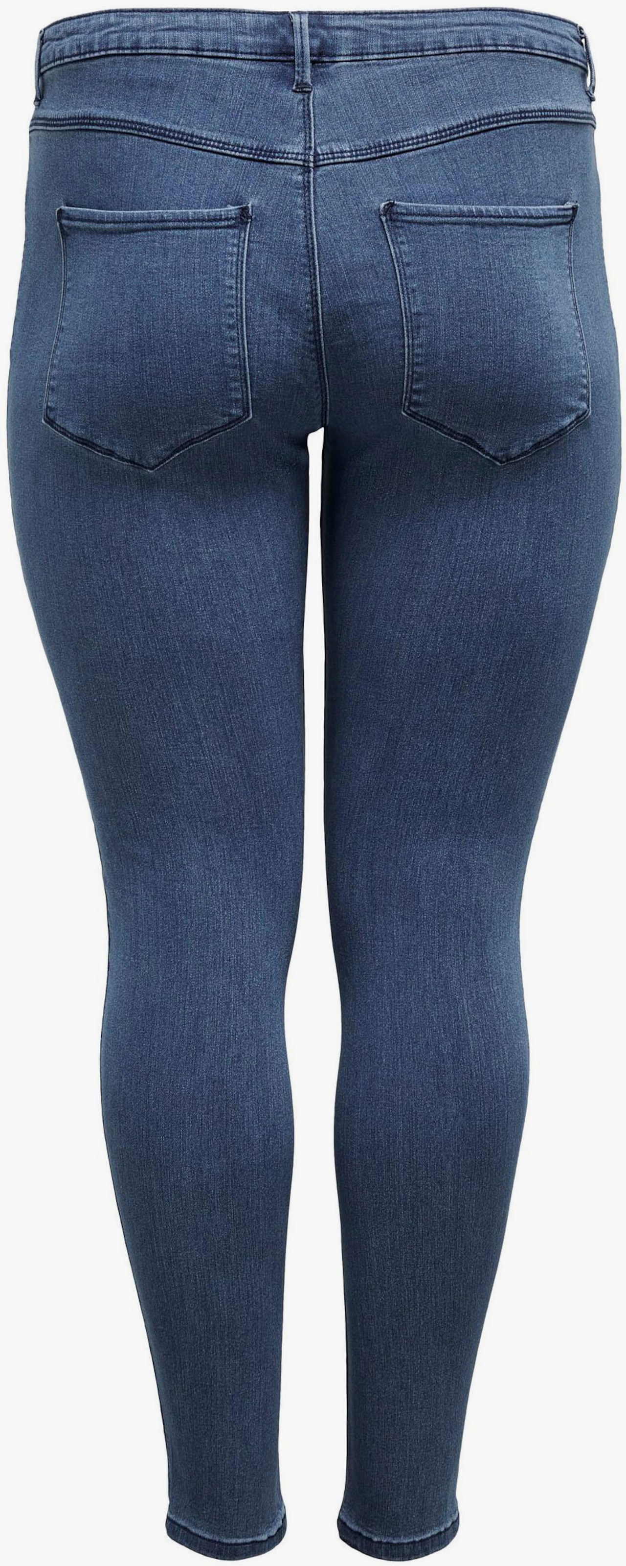 Skinny-fit-Jeans - blue-used